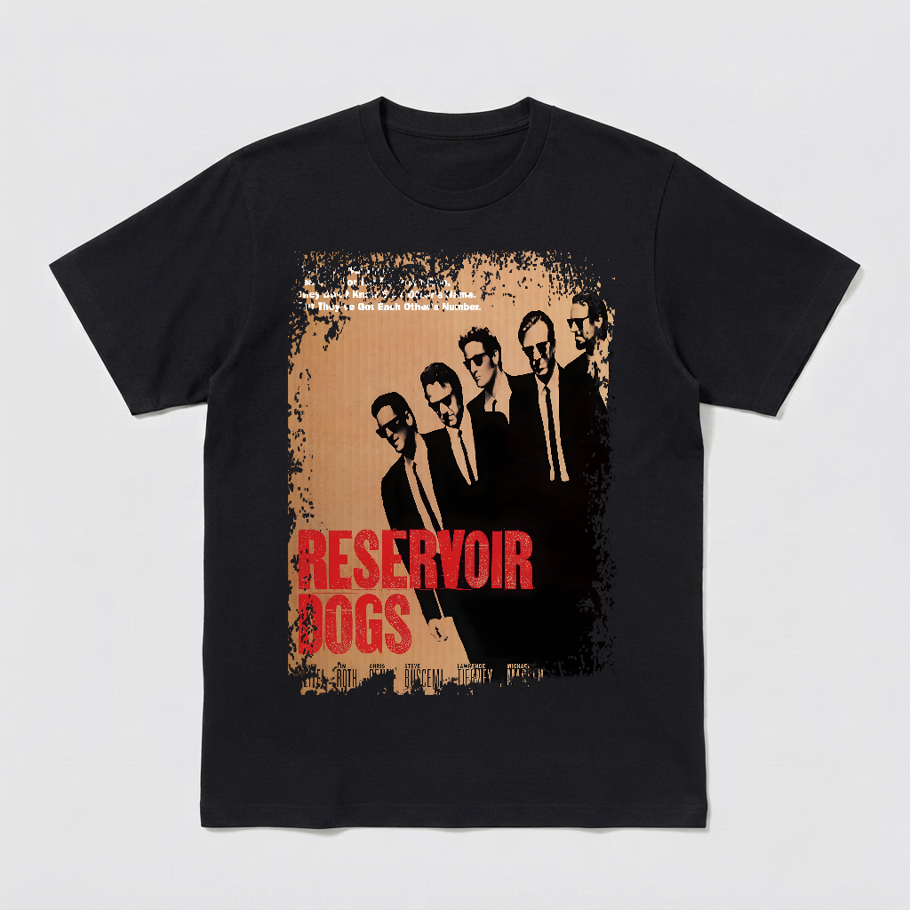 Reservoir Dogs - Movie Poster Inspired Unisex Black Shirt