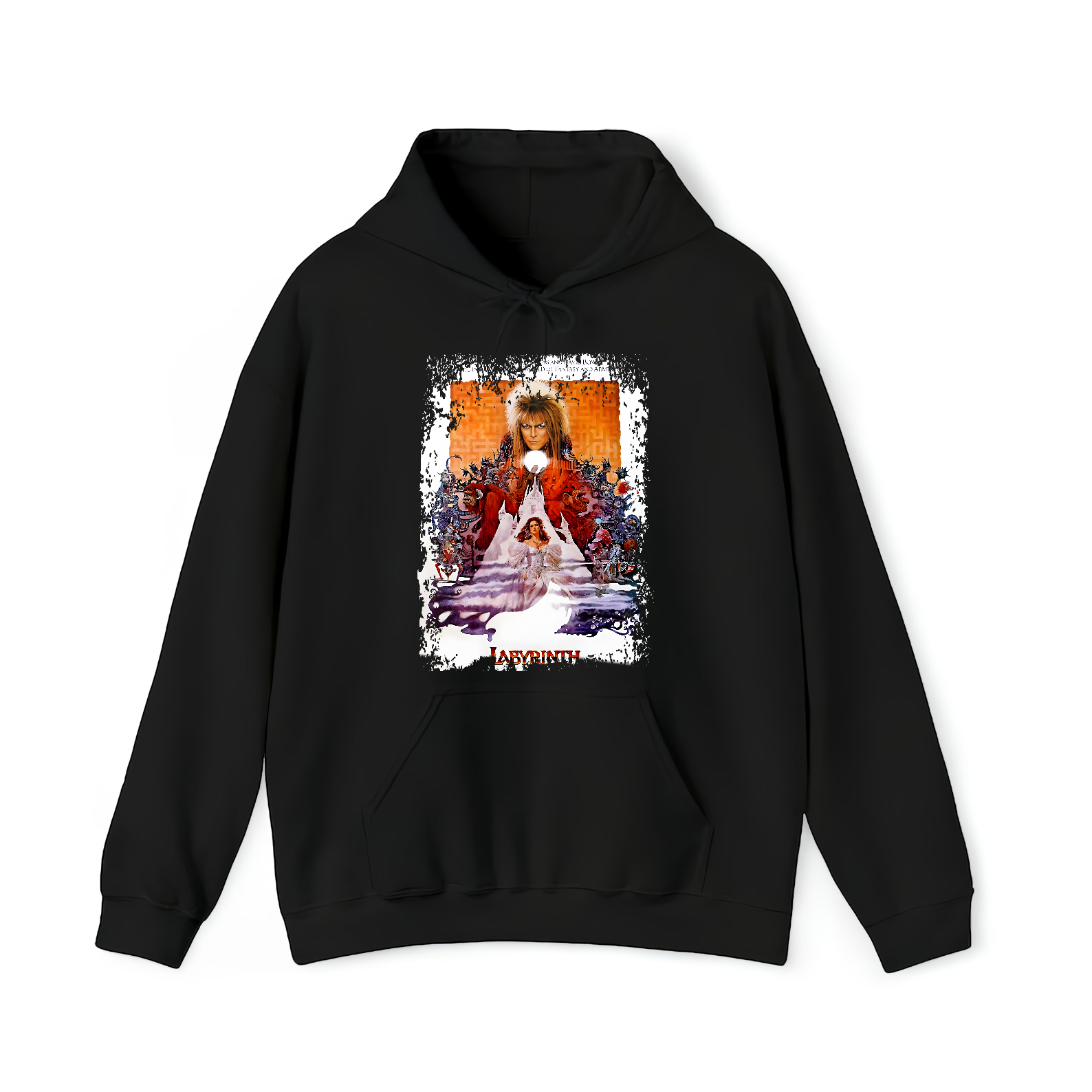 Labyrinth - Movie Poster Inspired Unisex Black T-Shirt - HQ