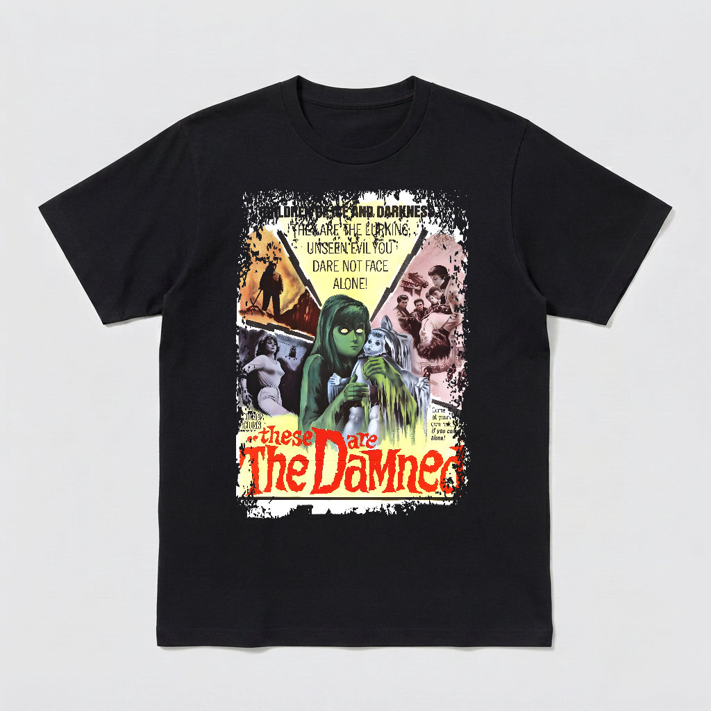 The Damned (1962) - Movie Poster inspired Unisex Black Shirt