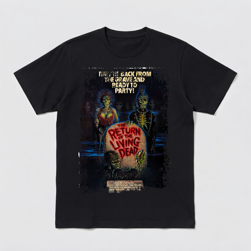 Return of the Living Dead - Movie Poster inspired Unisex Black Shirt