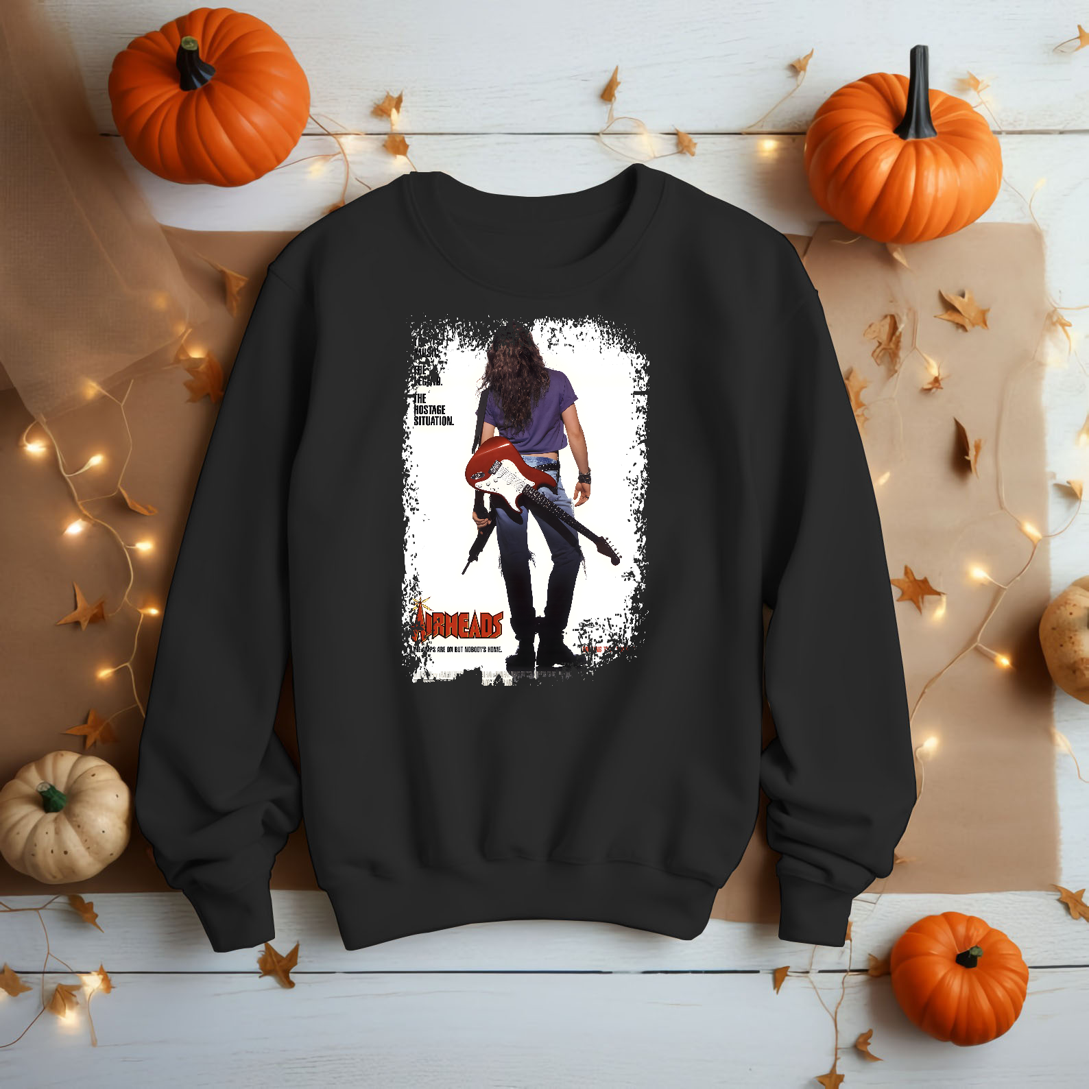 Airheads - Movie Poster Inspired Unisex Black Shirt