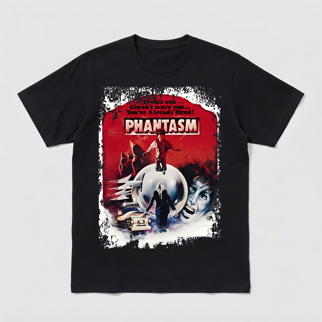 Phantasm - Movie Poster Inspired Unisex Black Shirt