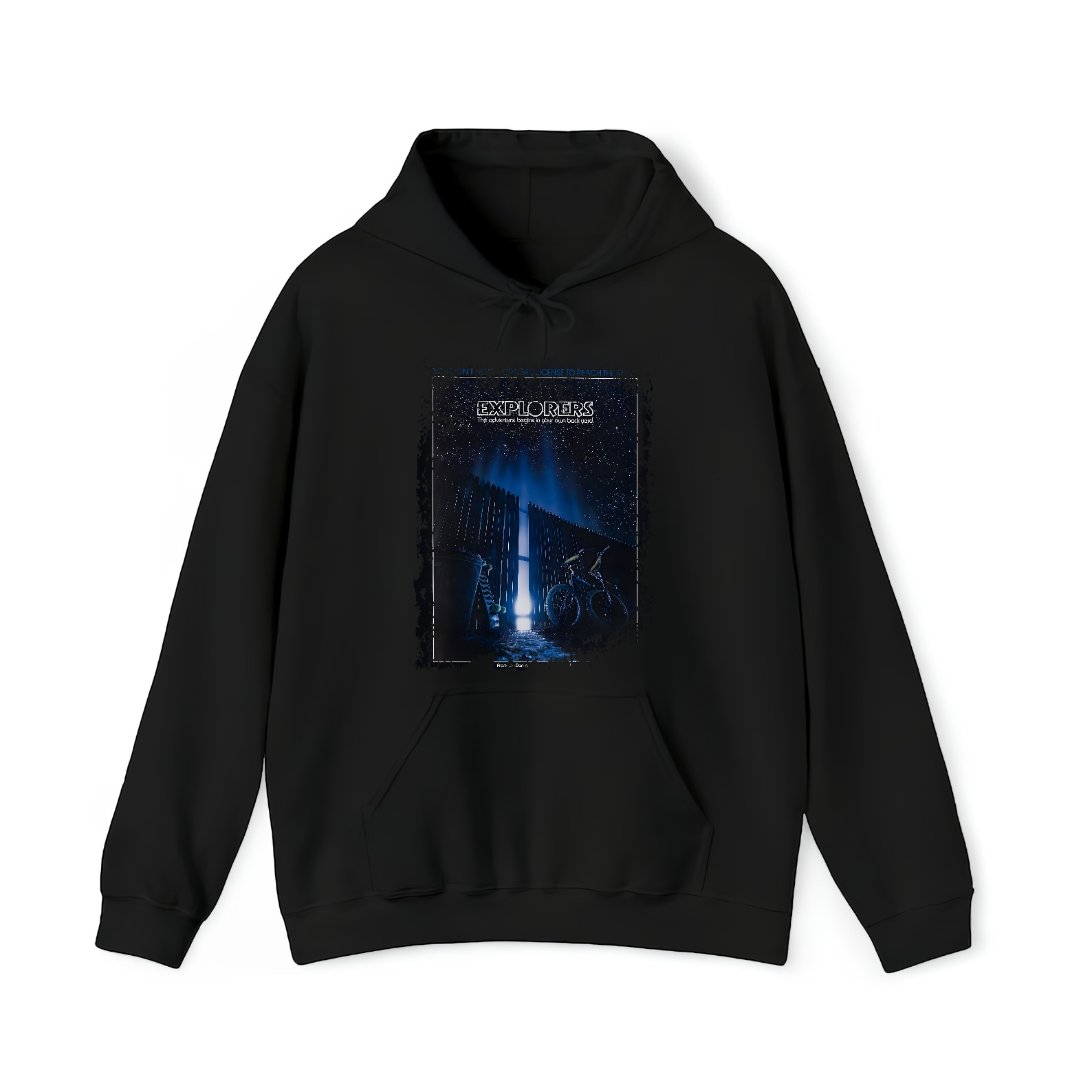 Explorers - Movie Poster inspired Unisex Black T-Shirt - HQ