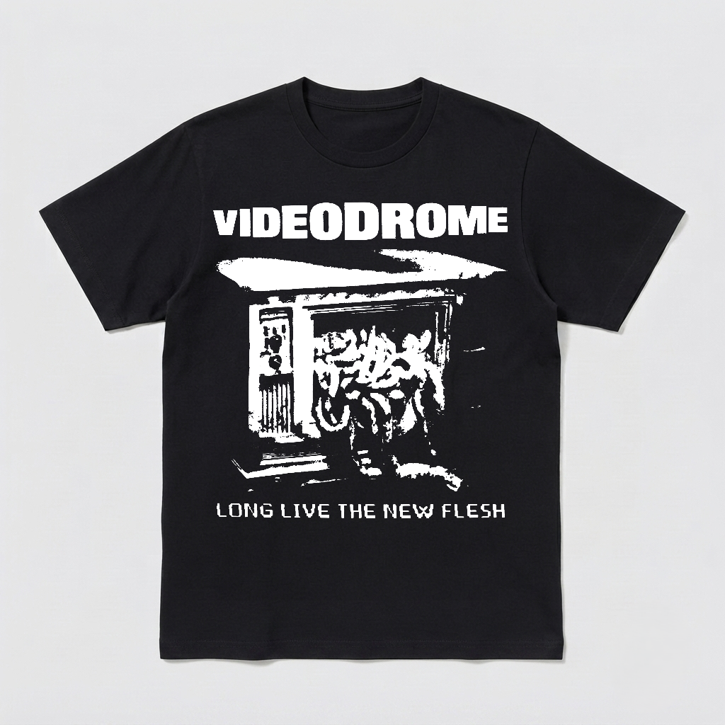 Videodrome Shirt 1983 David Cronenberg Debbie Harry James Woods Sci-Fi Horror
