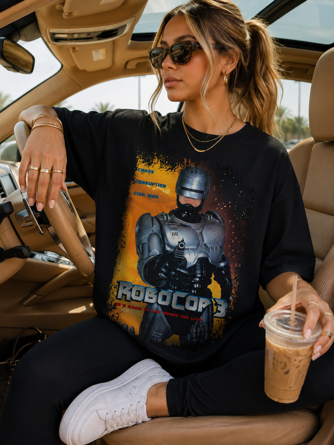 Robocop 3 - Movie Poster inspired Unisex Black Shirt