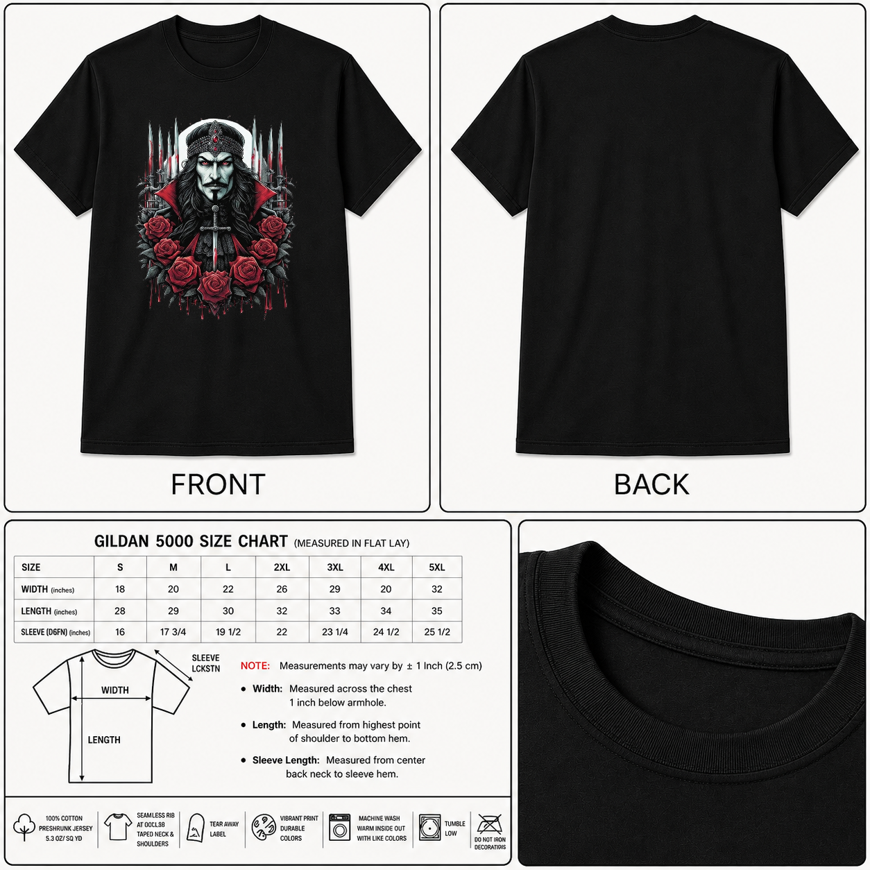 Vlad the Impaler Dracula's Legacy Shirt - Bloodline Edition