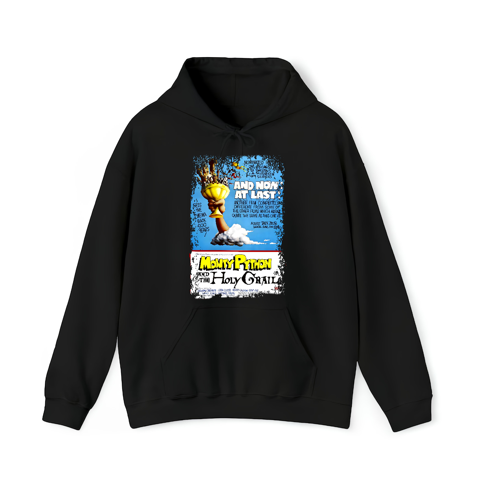 Monty Python & the Holy Grail - Movie Poster Inspired Unisex Black Shirt