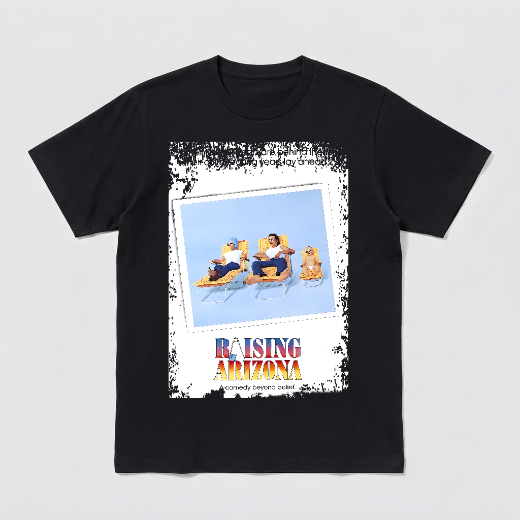 Raising Arizona - Movie Poster Inspired Unisex Black Shirt