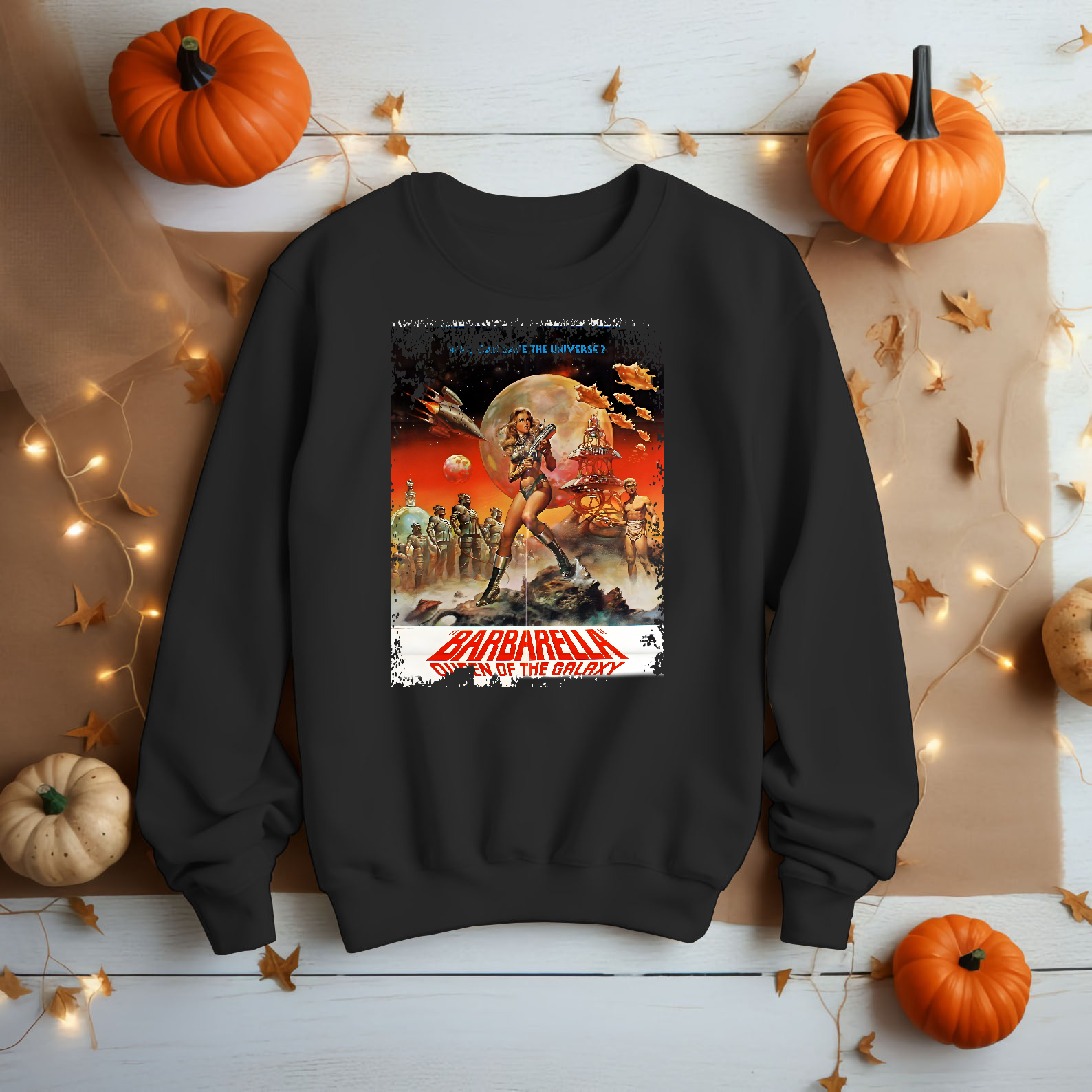 Barbarella - Movie Poster Inspired Unisex Black Shirt