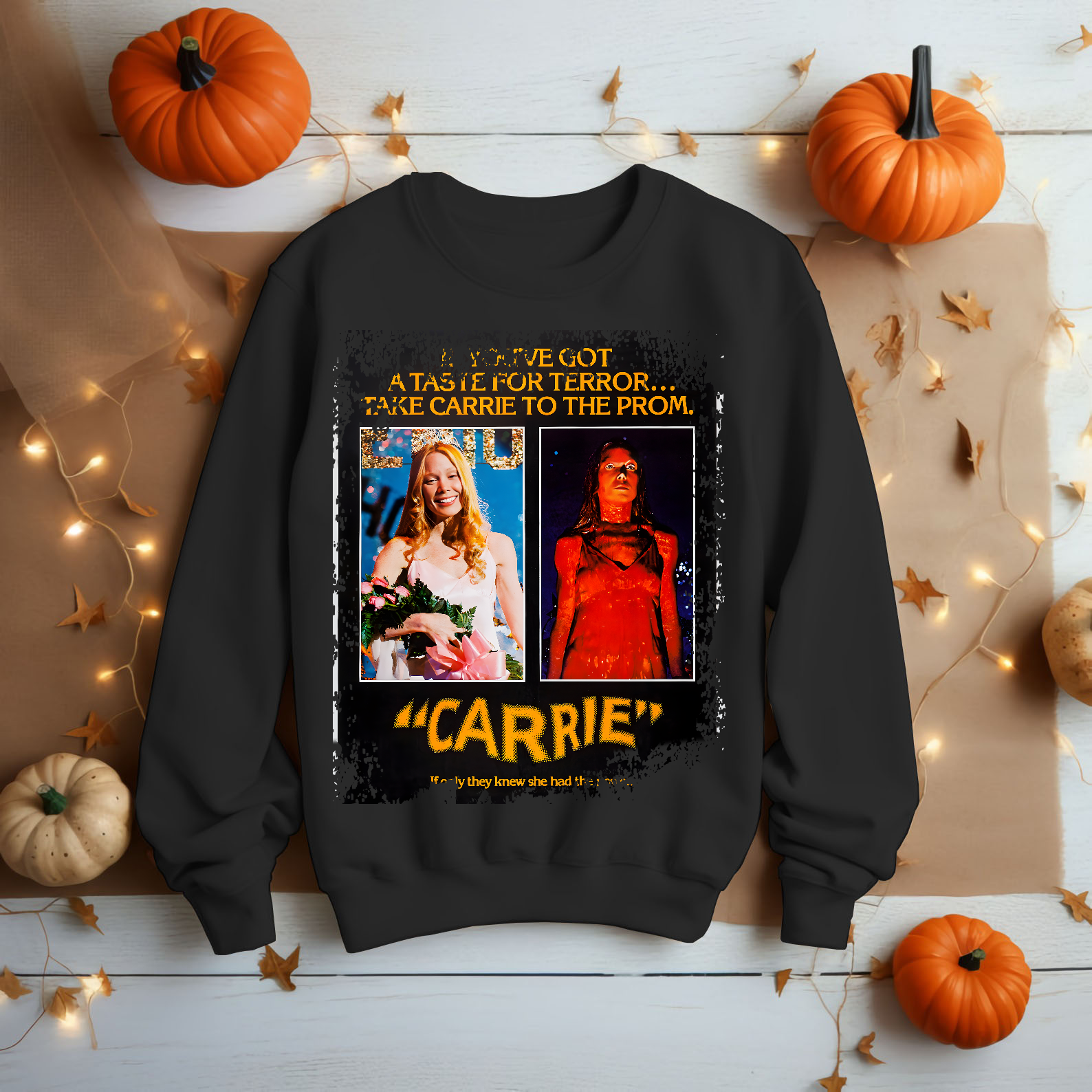 Carrie - Movie Poster Inspired Unisex Black Shirt