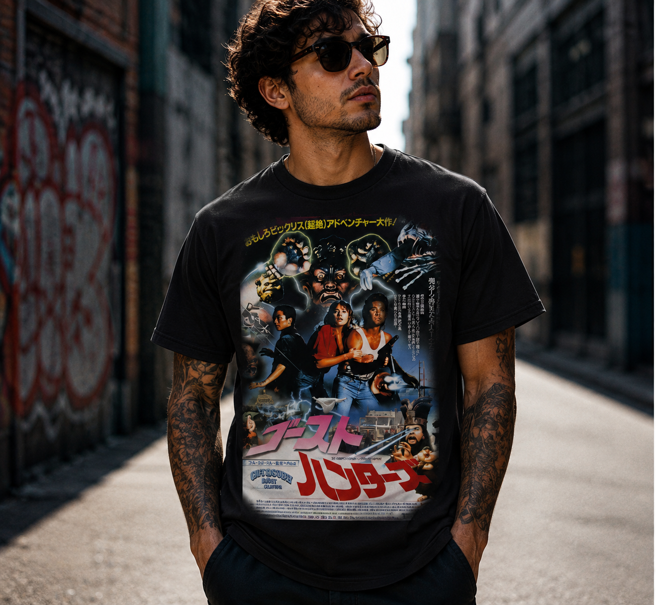 Big Trouble in Little China - Japanese Movie Poster Inspired Unisex Black Shirt
