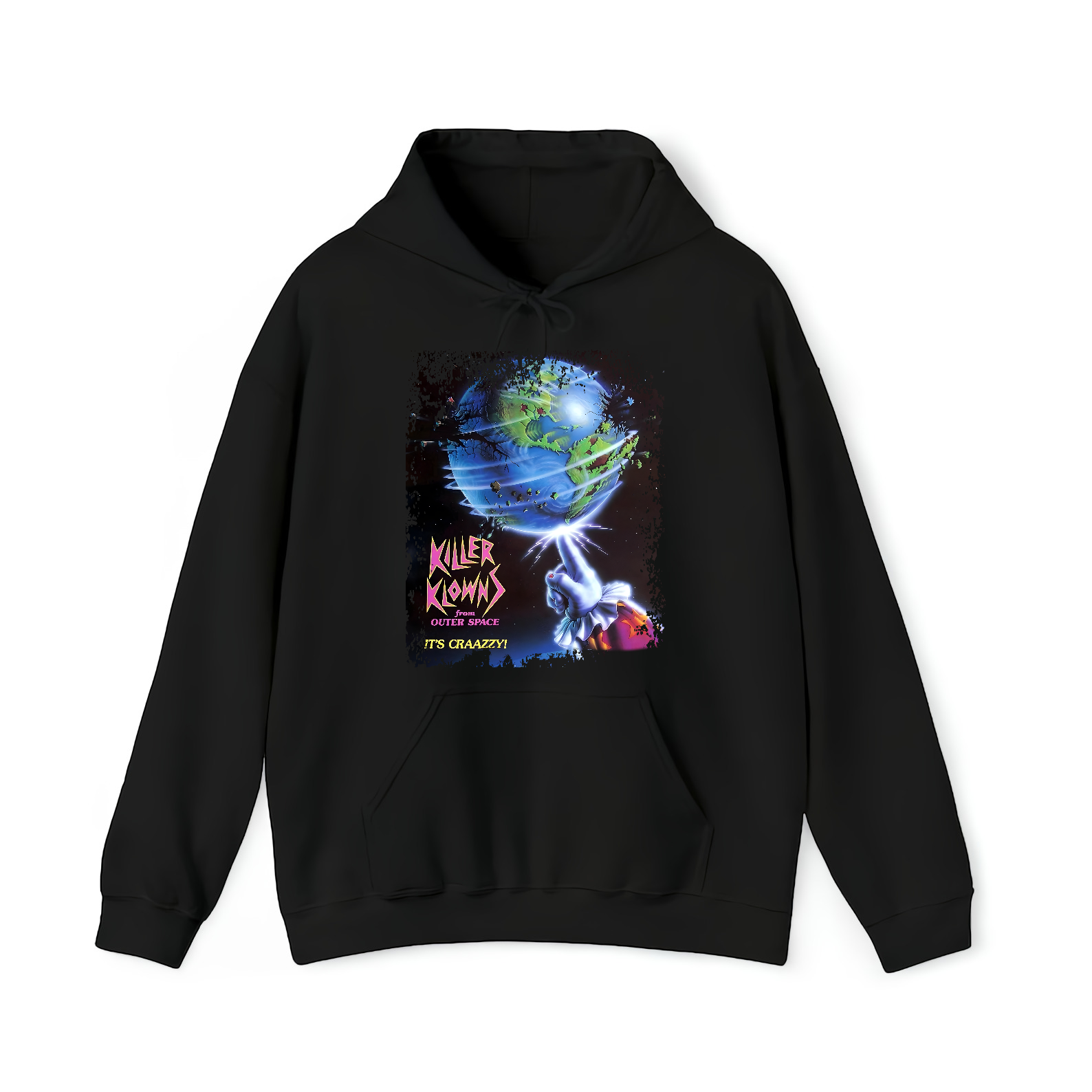 Killer Clowns from Outer Space - Movie Poster Inspired Unisex Black Shirt
