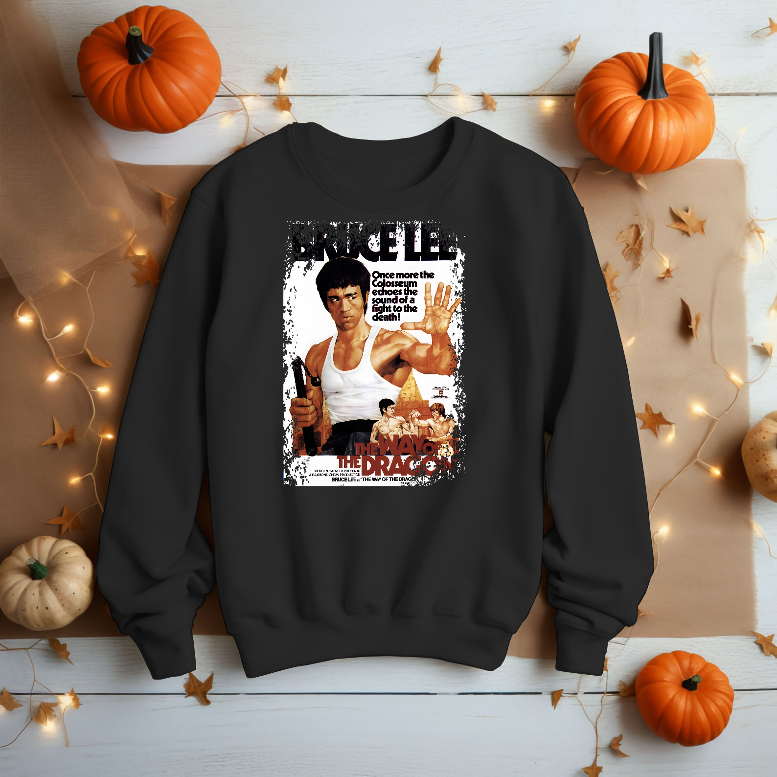 The Way of the Dragon - Movie Poster Inspired Unisex Black Shirt