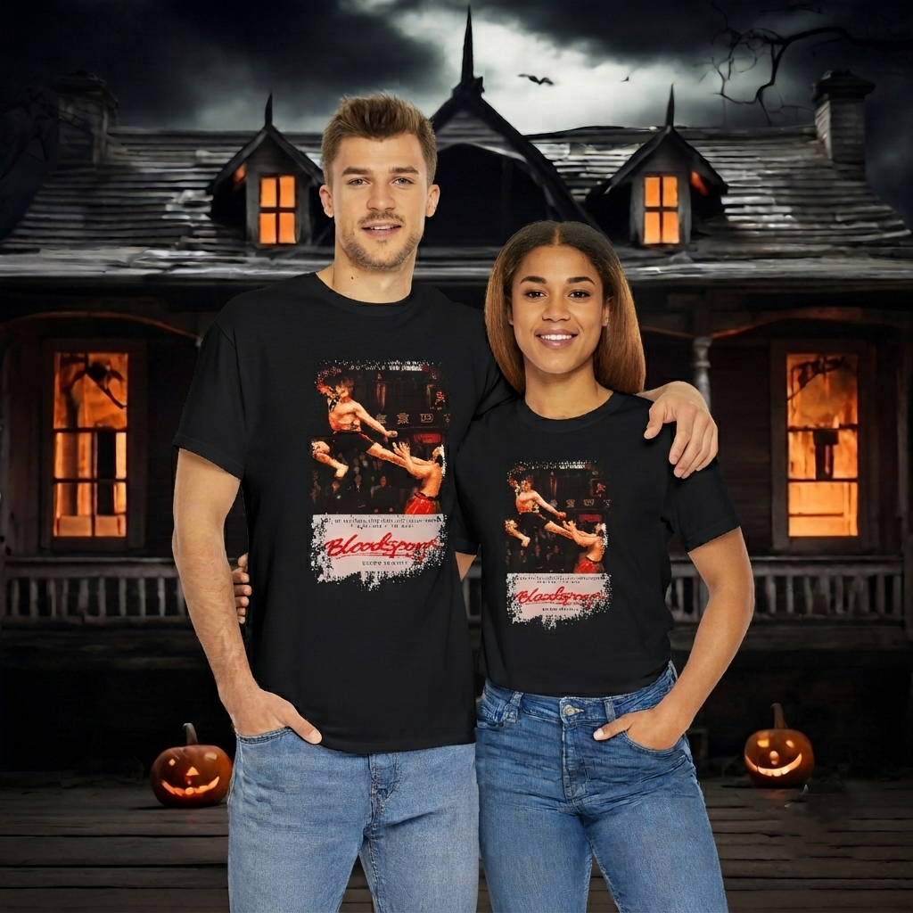 Bloodsport - Movie Poster Inspired Unisex Black T-Shirt - HQ