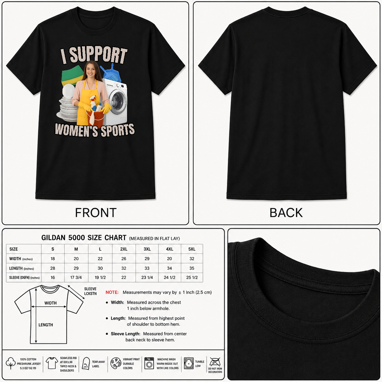 I Support Women's Sports Shirt,Funny Offensive Sarcastic Humor Shirt,Gag Gifts Shirt,Embarassing Shirt,Cringy Shirts,Gen Z Humor Shirt