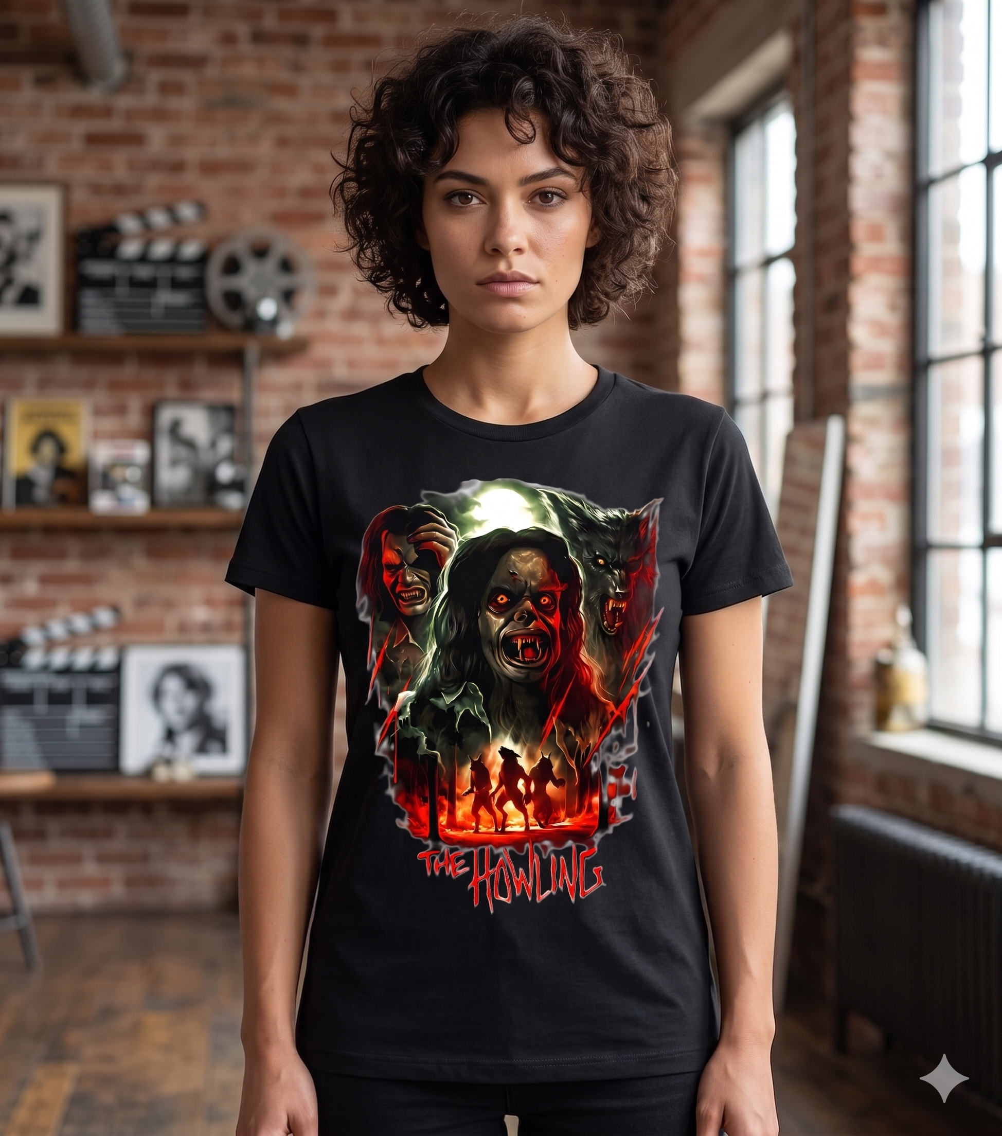 The Howling Movie Tee, Horror Film Lover T-Shirt, Halloween Shirt, Werewolf Tee-TH82024