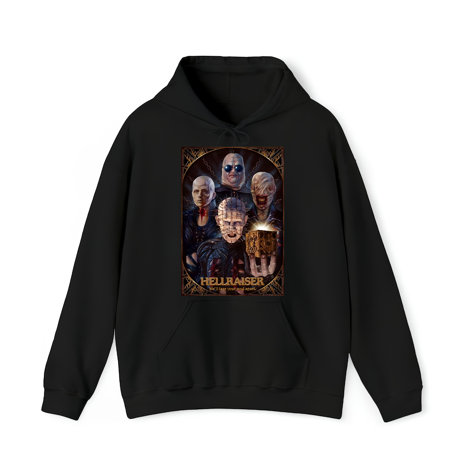 Hellraiser and the Cenobites T-Shirt, Horror Movie Graphic Tee, Halloween Shirt-TH82026