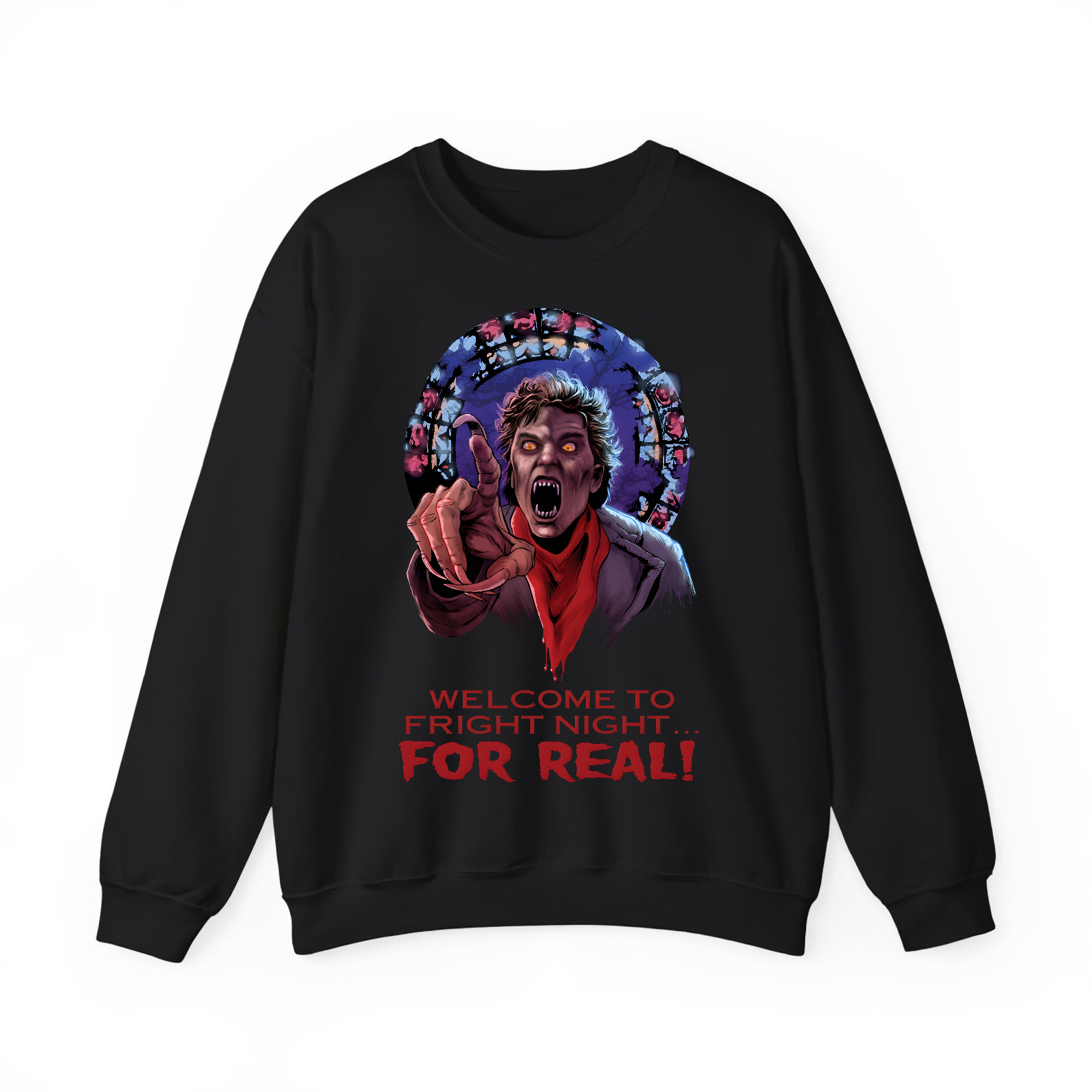 Welcome To Fright Night For Real! Fright Night Horror Movie T-Shirt Black S-3XL-TH82009