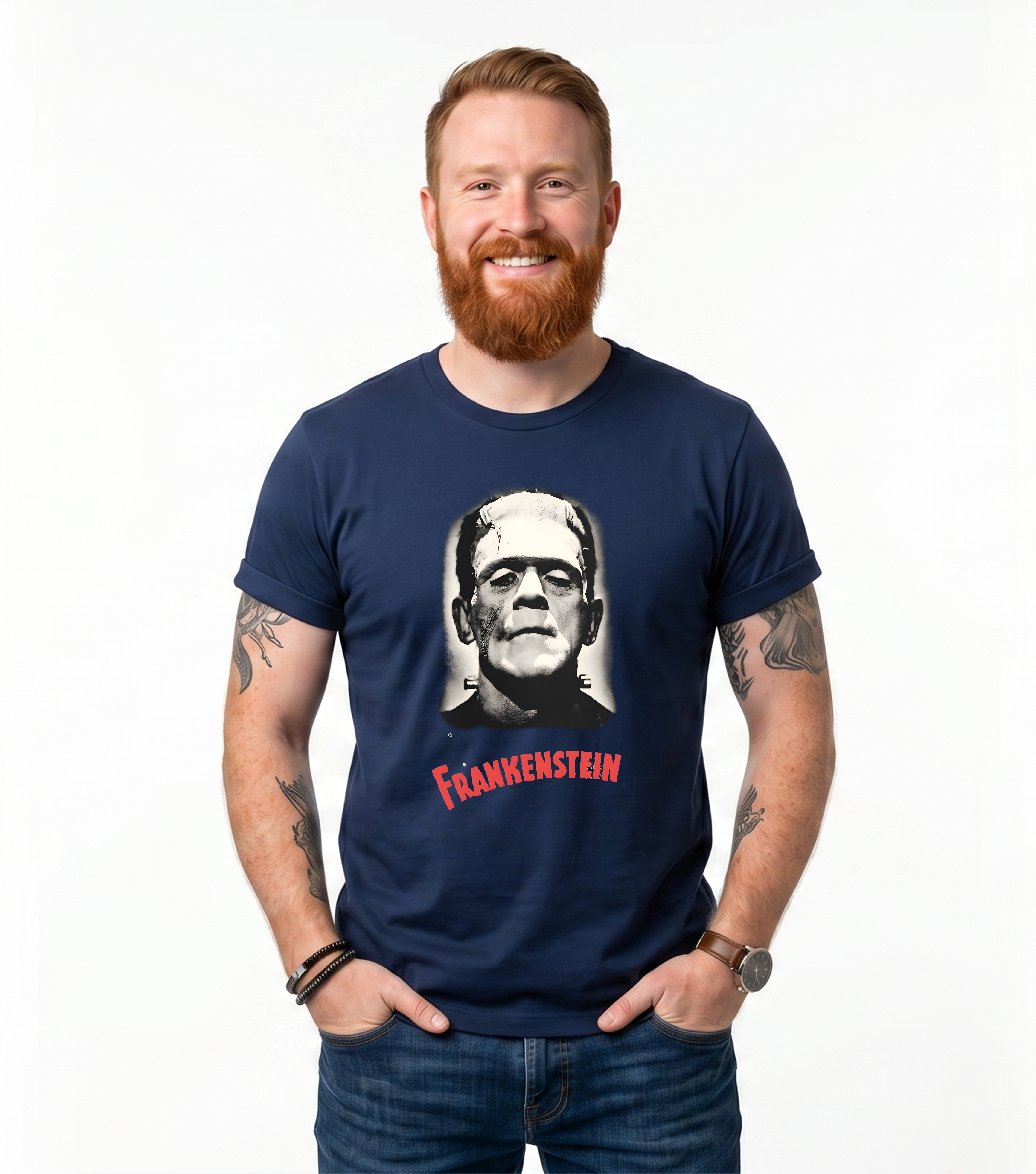 Frankenstein Classic Horror T-Shirt S-3XL Black-TH82012