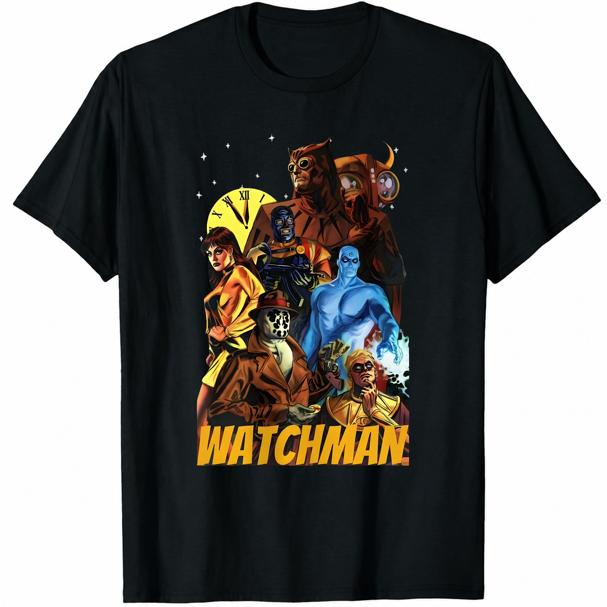 The Watchmen T-Shirt, Graphic Tee, Comic Book Shirt, Superhero Top-TH82078