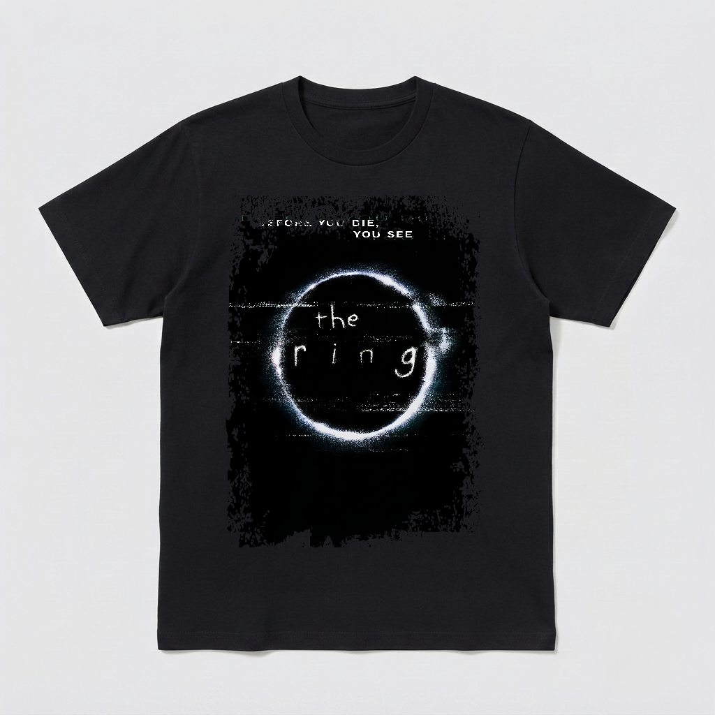 The Ring - Movie Poster Inspired Unisex Black Shirt