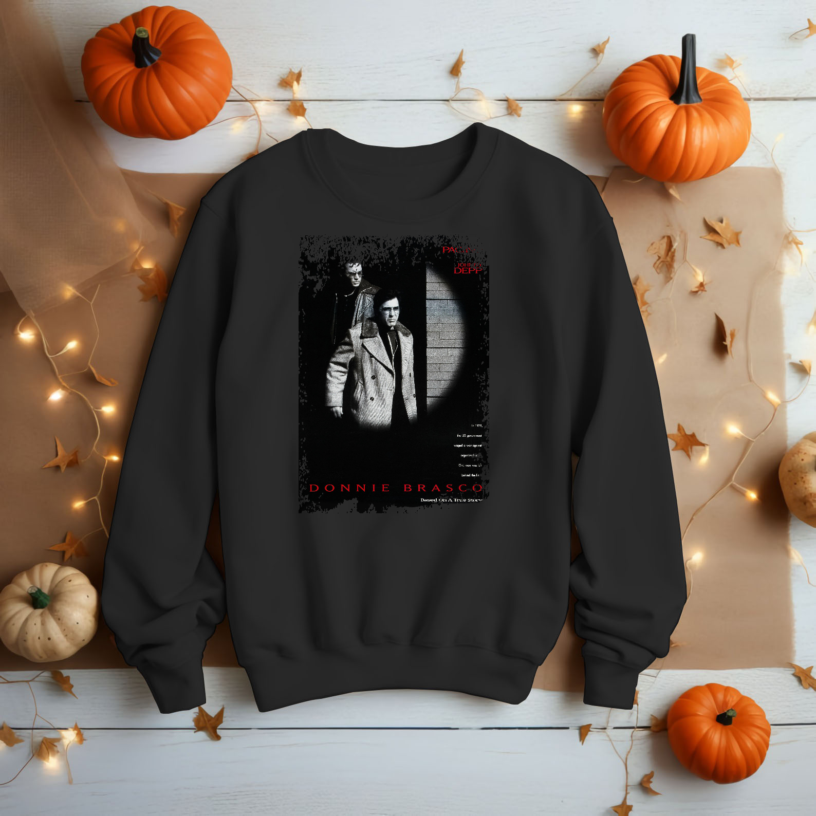 Donnie Brasco - Movie Poster Inspired Unisex Black Shirt
