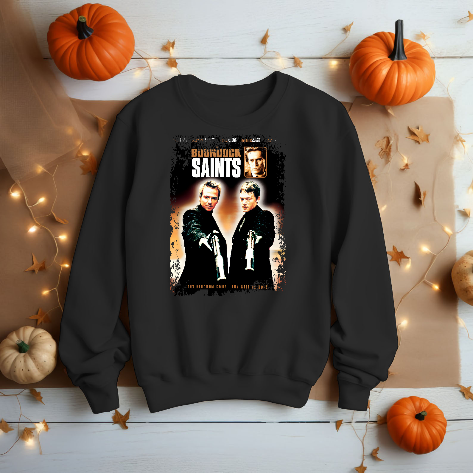 The Boondock Saints - Movie Poster Inspired Unisex Black Shirt