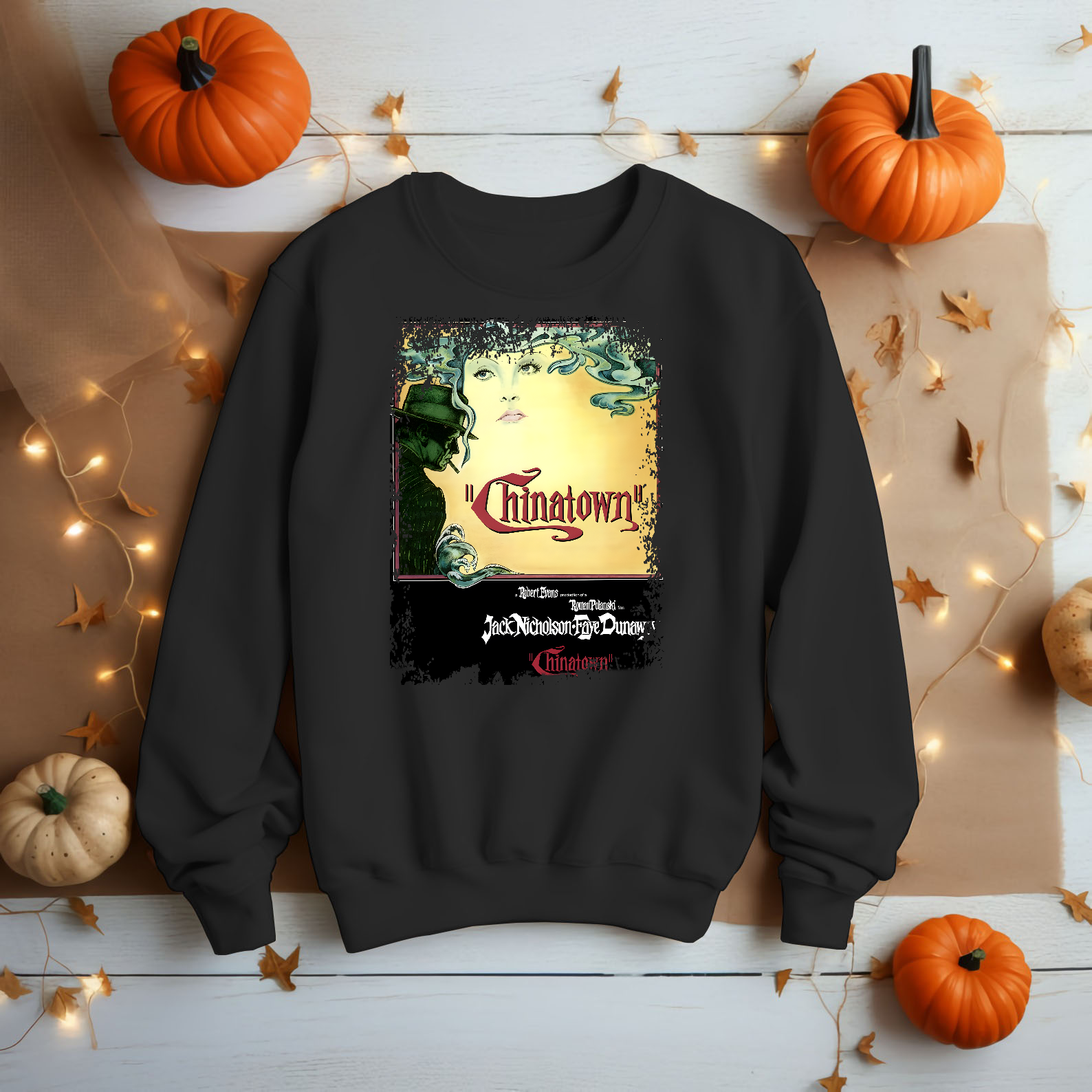 Chinatown - Movie Poster Inspired Unisex Black Shirt