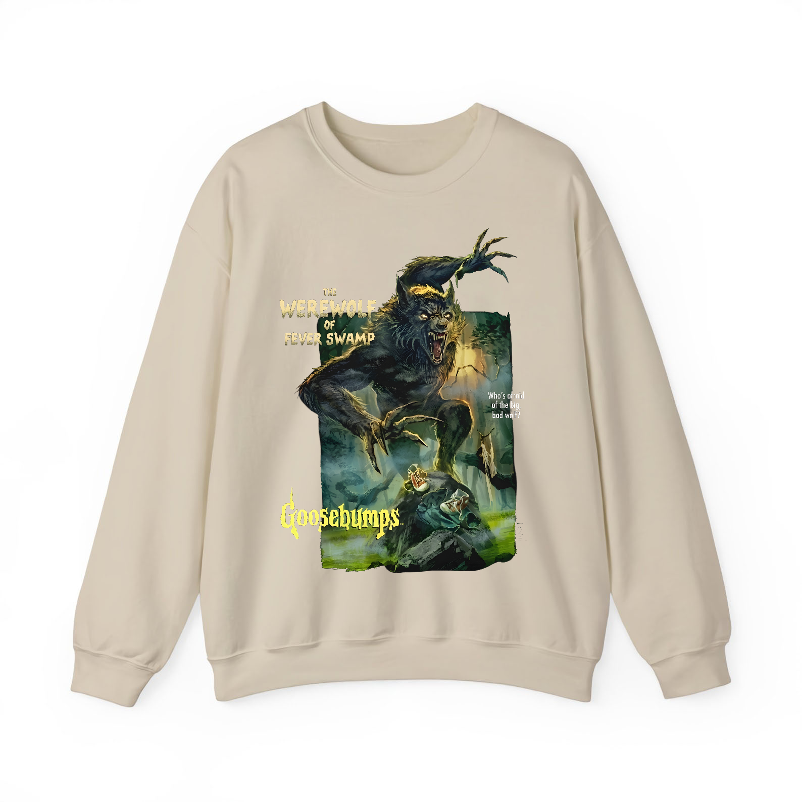 Goosebumps The Werewolf of Fever Swamp T-Shirt - Vintage Horror Graphic Tee-TH82095