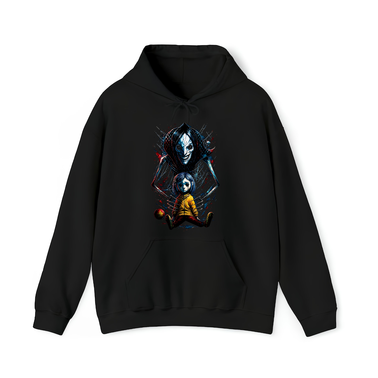 Inspired by Coraline Dark Horror Art Unisex Black Shirt