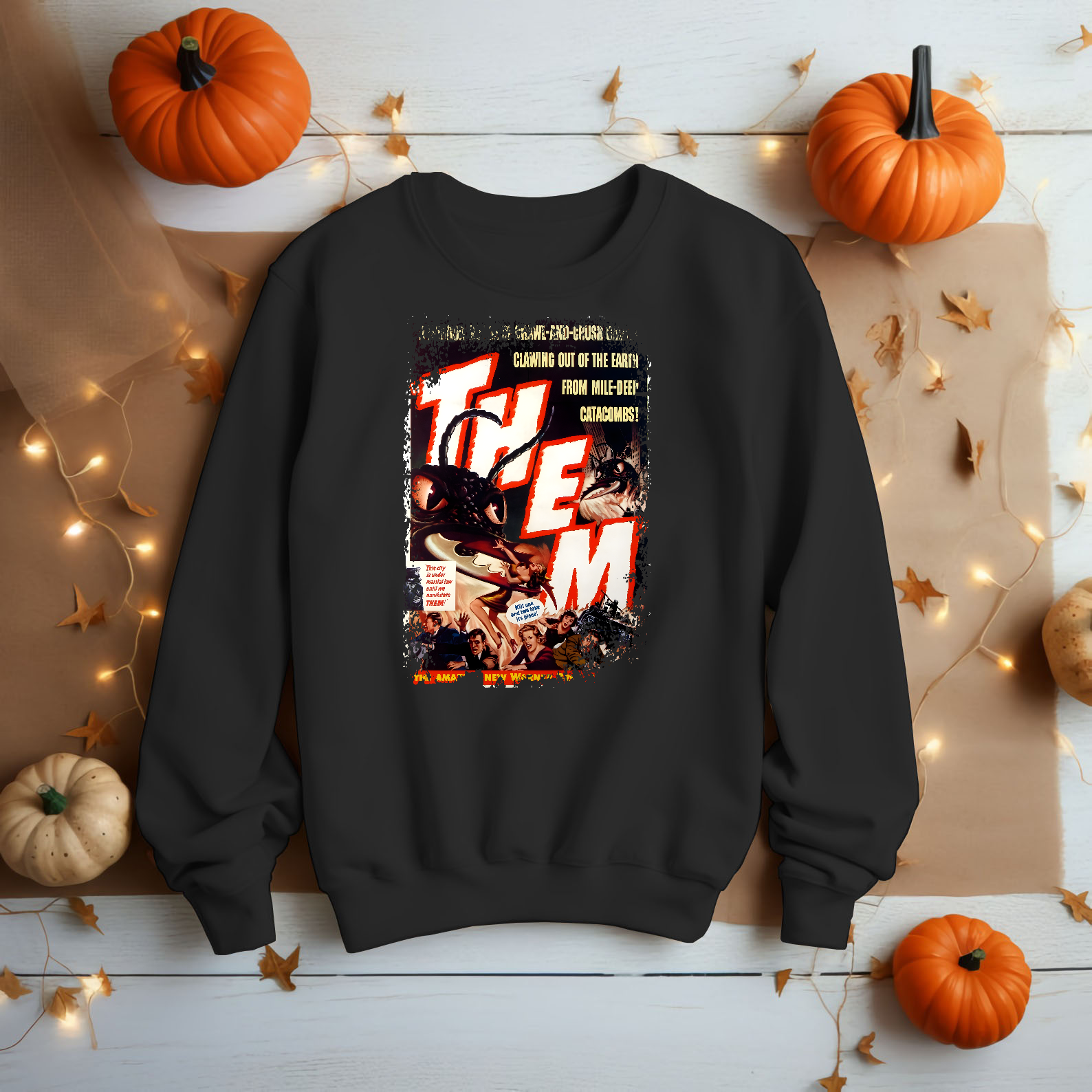 Them (1954) - Movie Poster inspired Unisex Black Shirt
