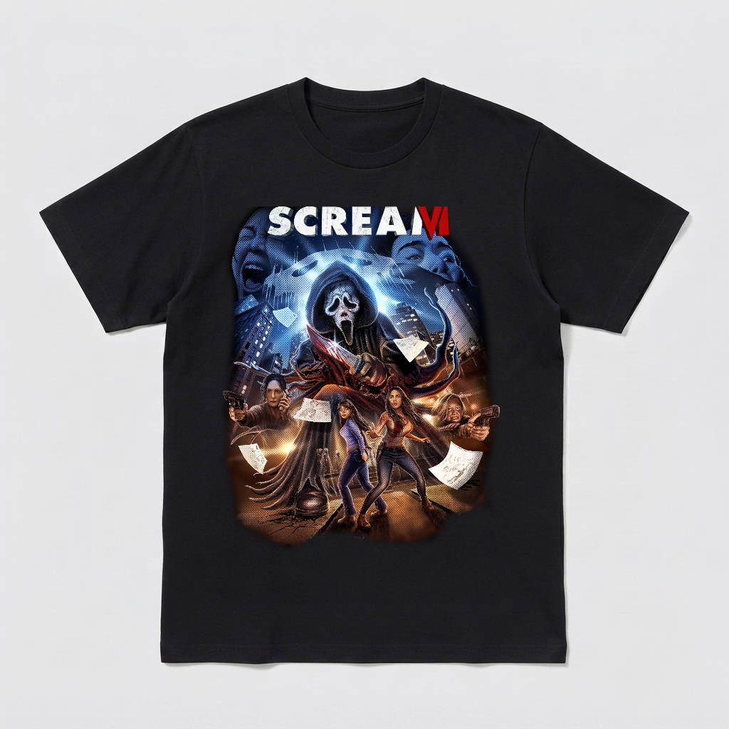 Scream VI Horror T-Shirt Black S-3XL -TH82014