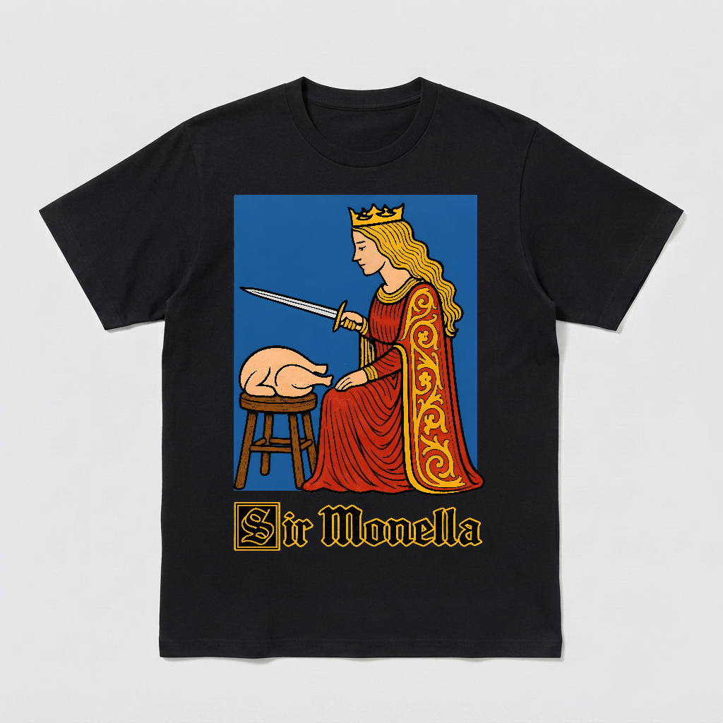 Sir Monella Funny Knight Meme Shirt,Sir Racha Edgy Dark Humor T-Shirt For Men Women,Sir Cumcise Offensive Tee,Hilarious Shirt,Gen Z Gag Gift