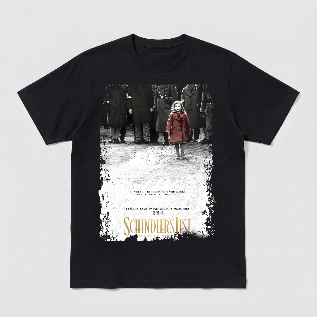 Schindlers List - Movie Poster Inspired Unisex Black Shirt