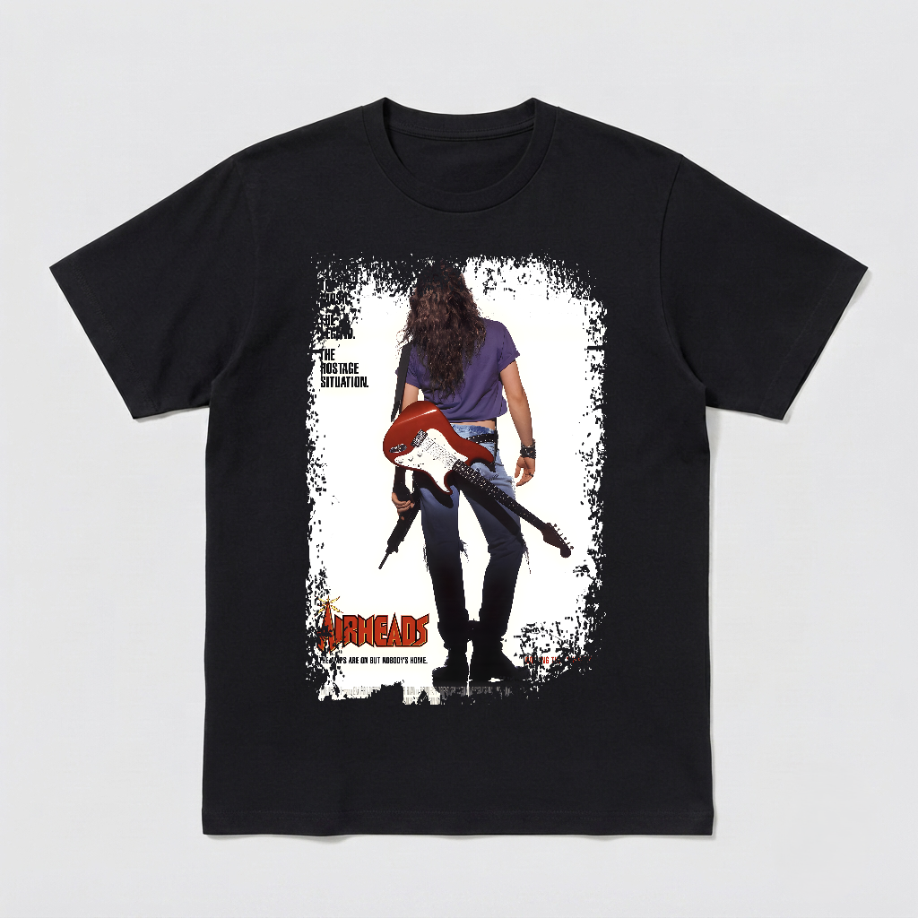 Airheads - Movie Poster Inspired Unisex Black Shirt