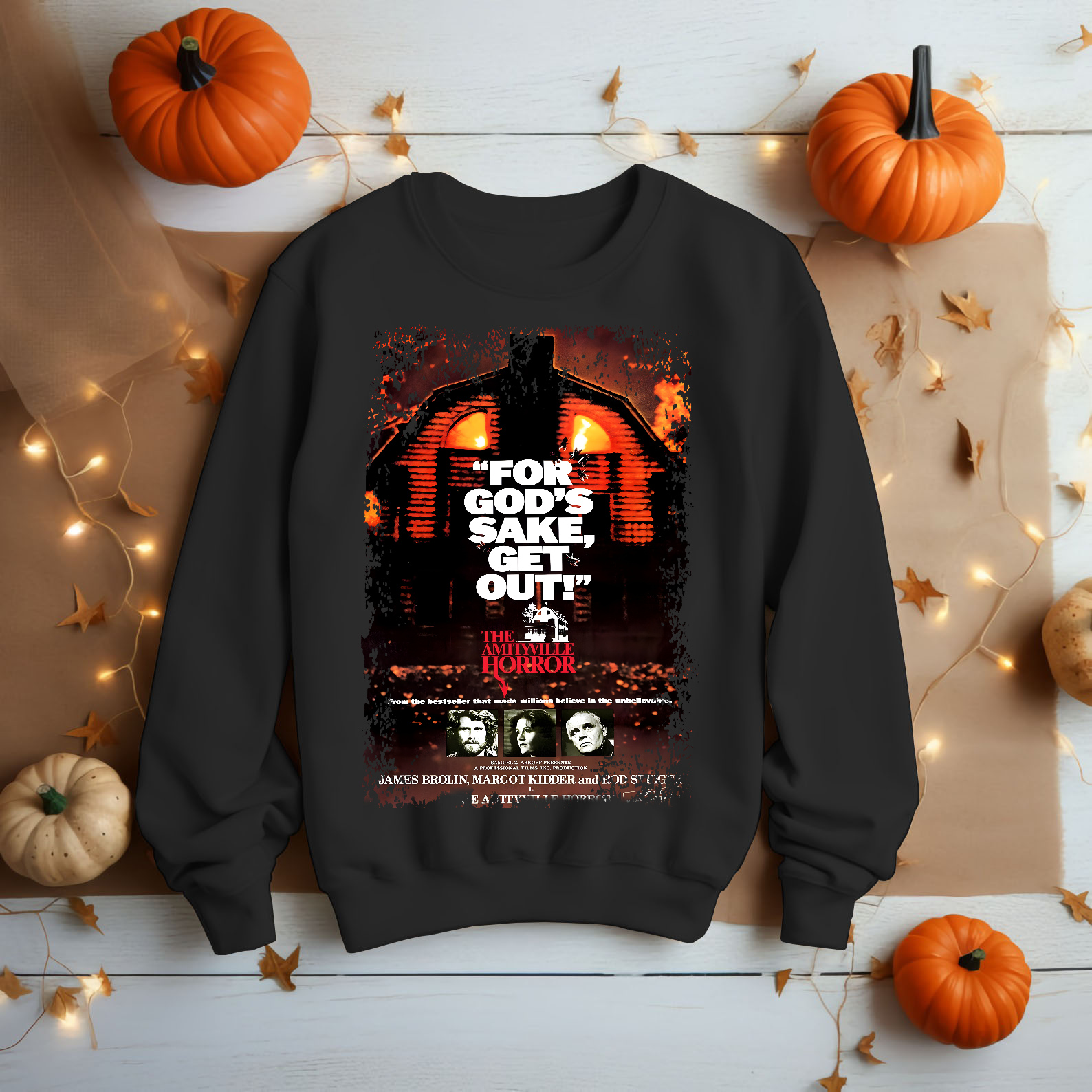 The Amityville Horror - Movie Poster Inspired Unisex Black Shirt - HQ