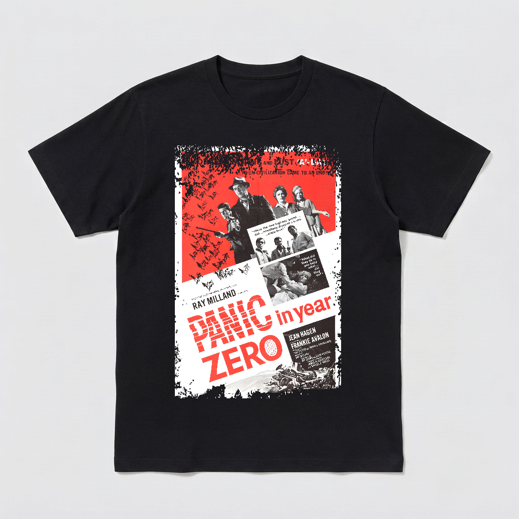 Panic in Year Zero (1962) - Movie Poster inspired Unisex Black Shirt