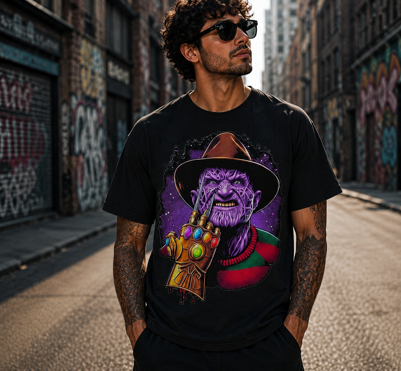 Freddy Krueger Thanos Shirt