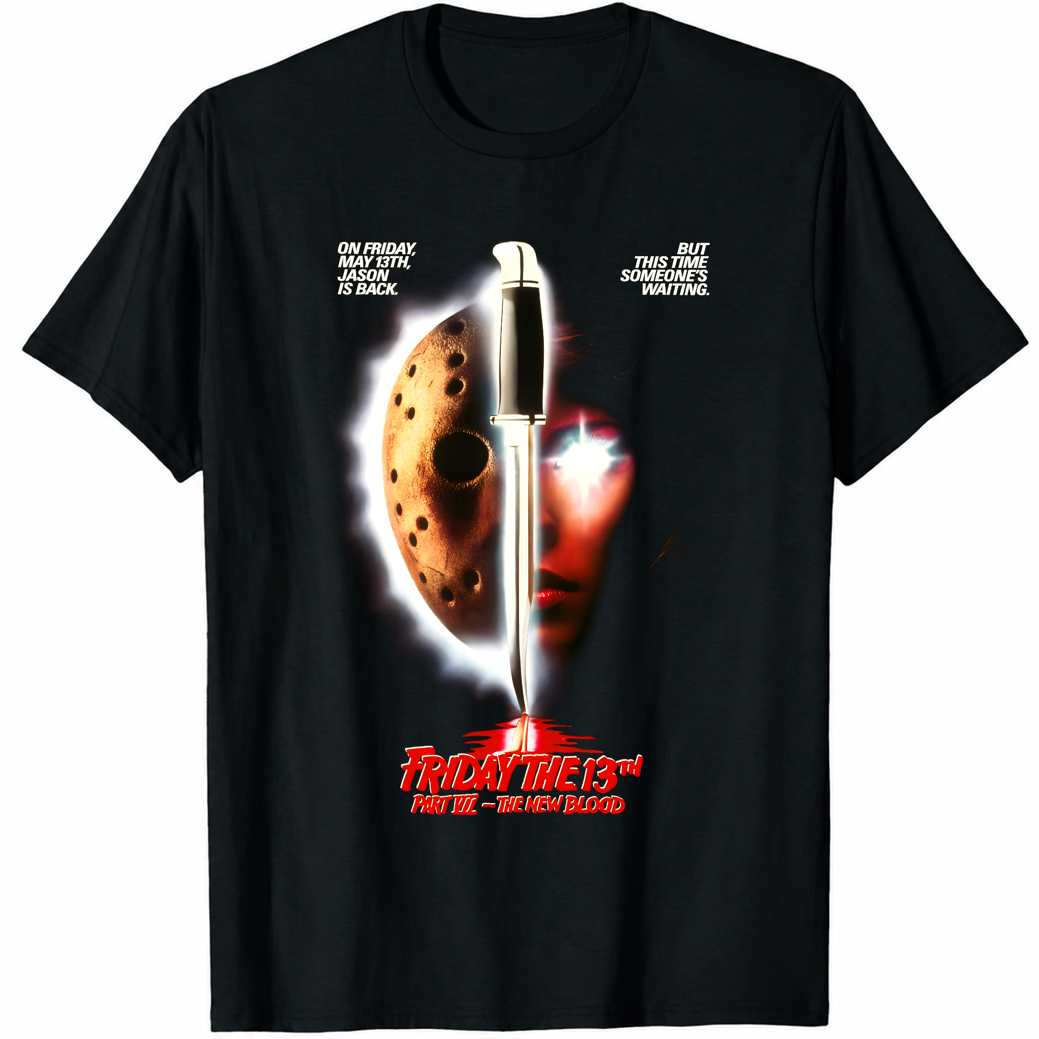 Friday The 13th Part VII The New Blood Horror Movie T-Shirt Black S-3XL-TH82016