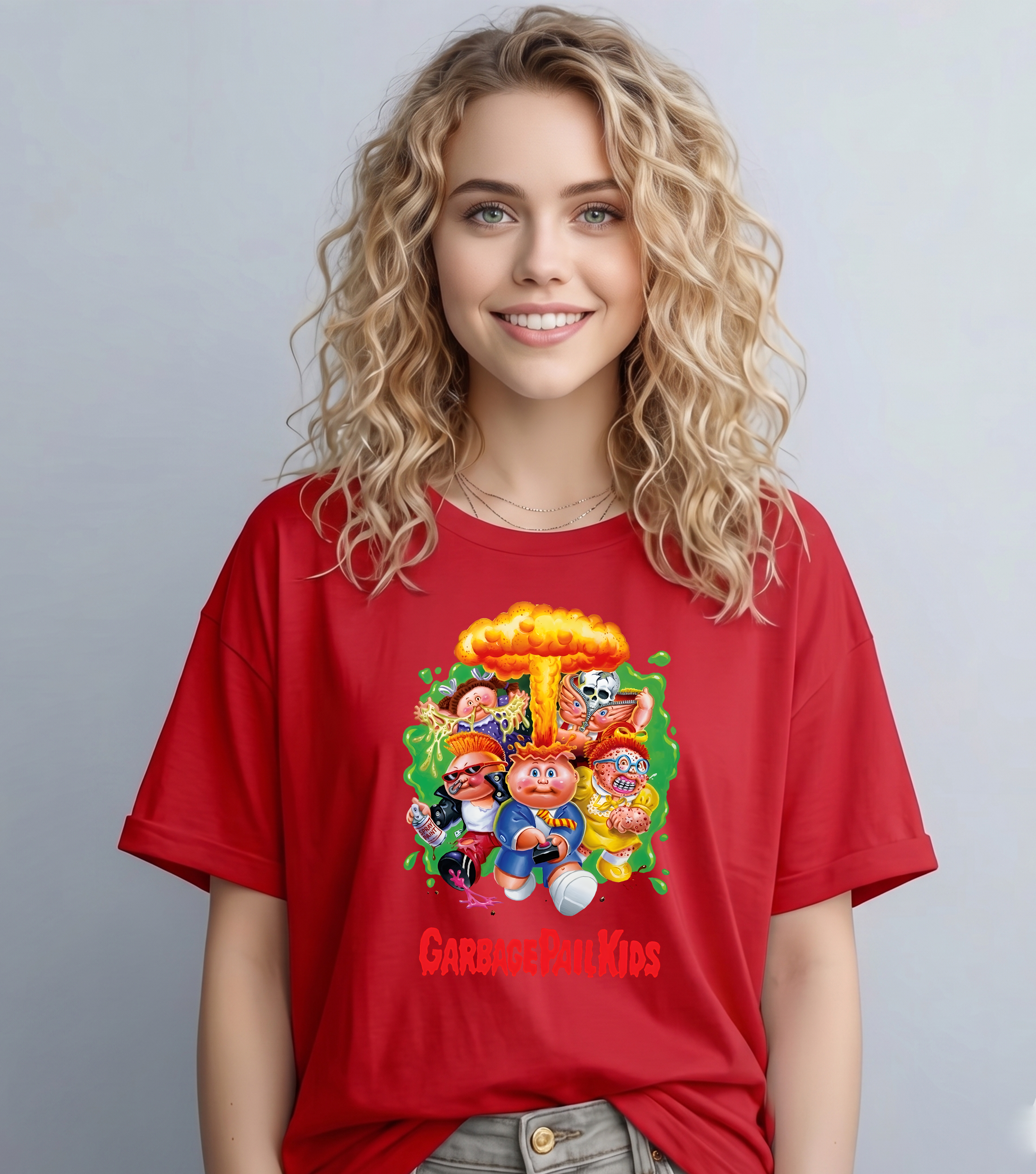 Garbage Pail Kids T-shirt, Funny Vintage Design, Cool Gift for 80s Fans, Novelty-TH82080