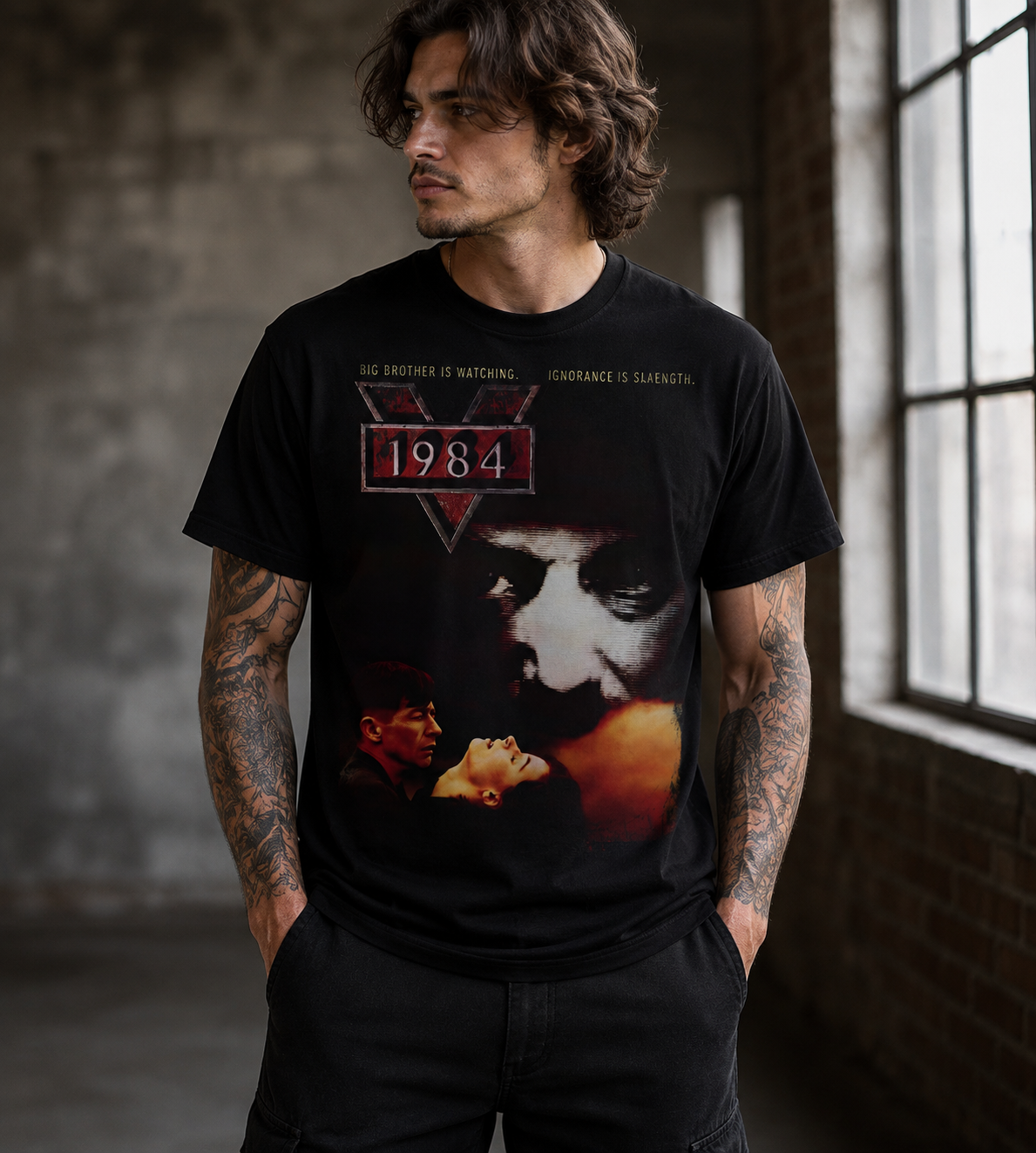 1984 - Movie Poster inspired Unisex Black Shirt