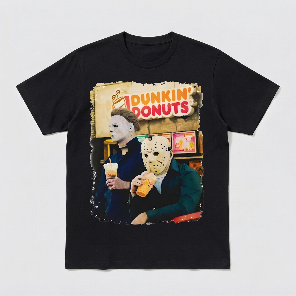 Funny Halloween Tee Jason And Michael Shirt Michael Myers Jason Voorhees Shirt