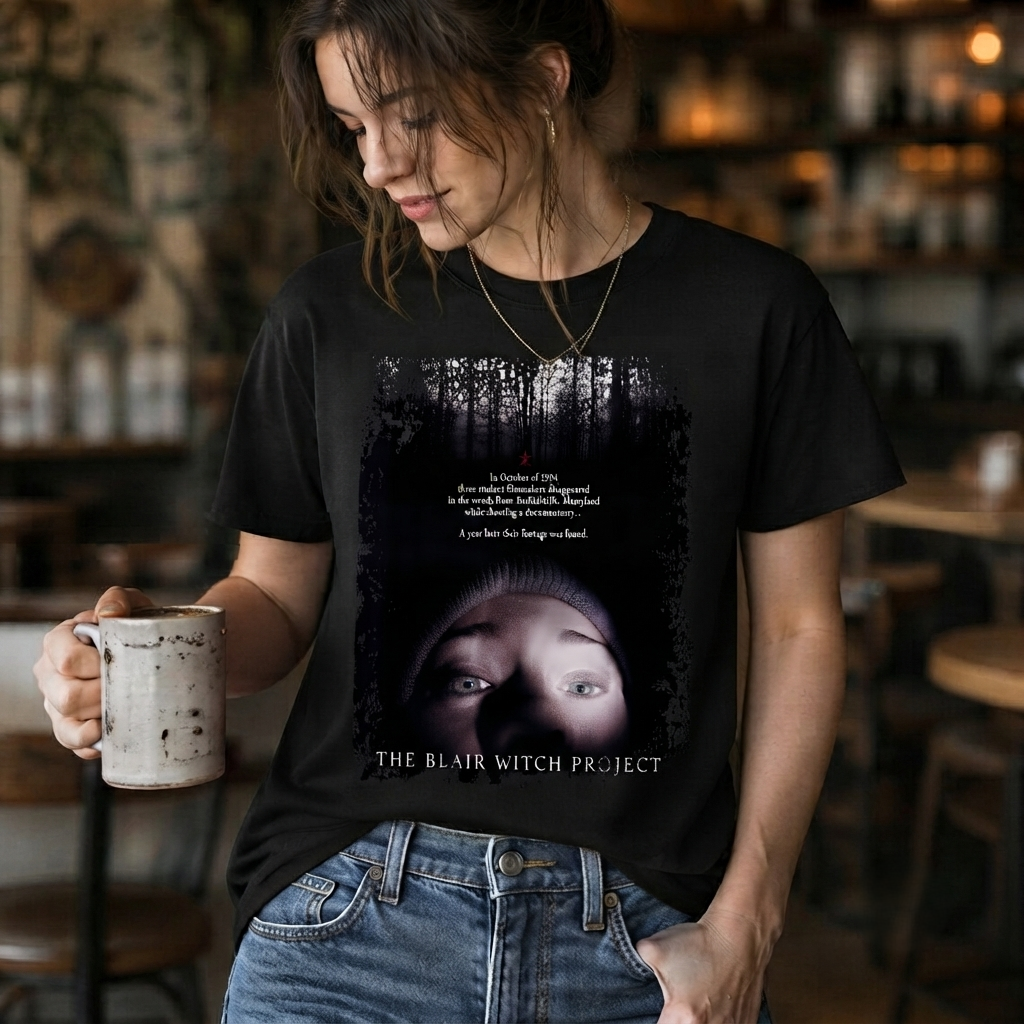 The Blair Witch Project - Movie Poster Inspired Unisex Black Shirt