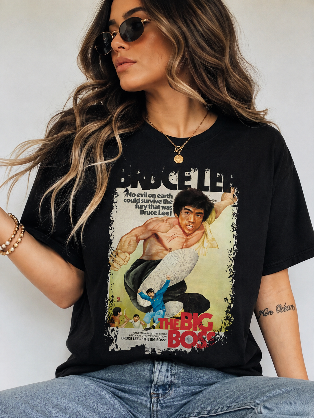 The Big Boss - Movie Poster Inspired Unisex Black Shirt