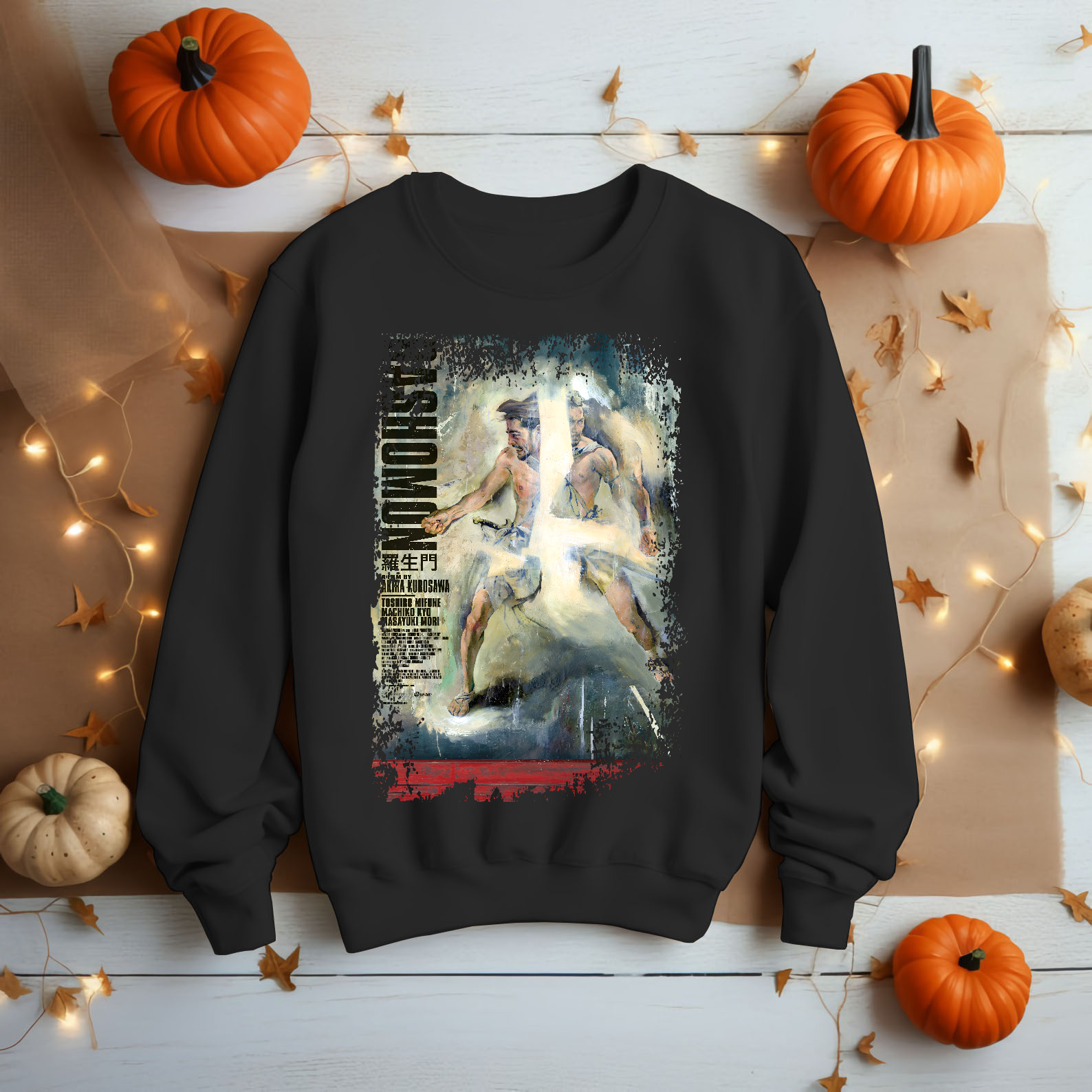 Rashomon - Japanese Movie Poster Inspired Unisex Black Shirt