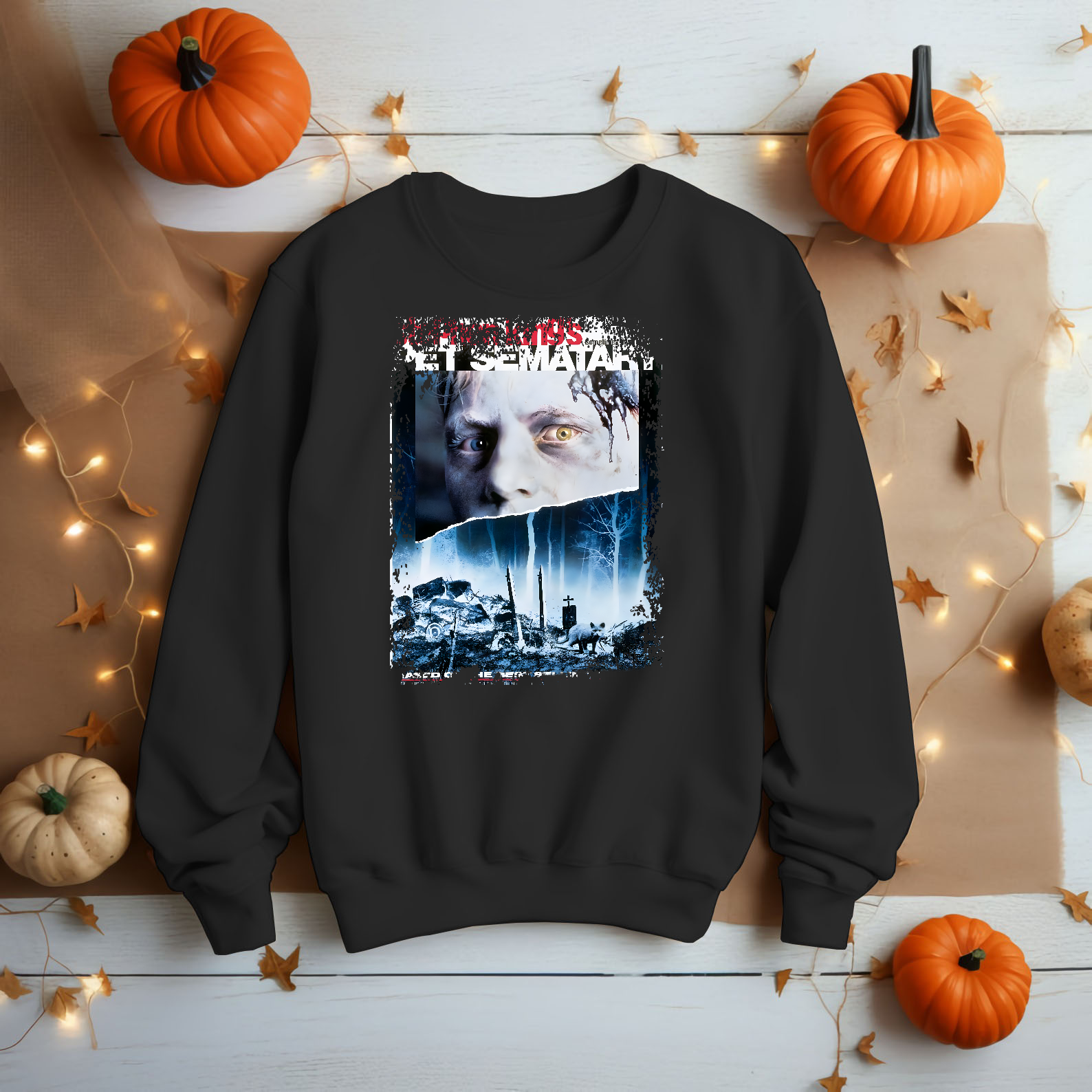 Pet Sematary - Movie Poster Inspired Unisex Black Shirt