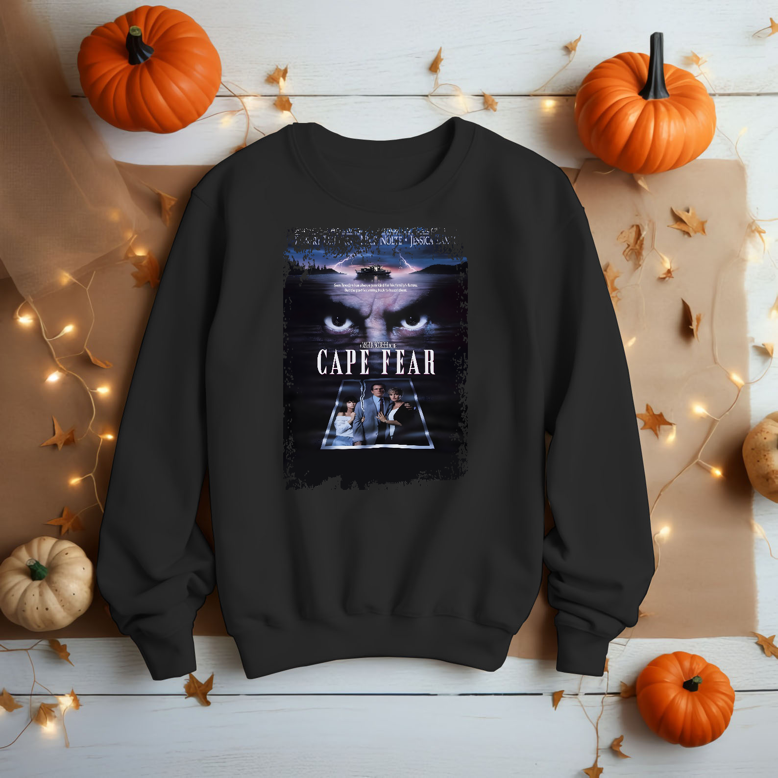 Cape Fear - Movie Poster Inspired Unisex Black Shirt