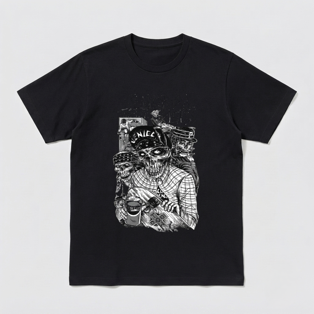 Suicidal Tendencies Shirt Graphic Music Tee Black Art Design