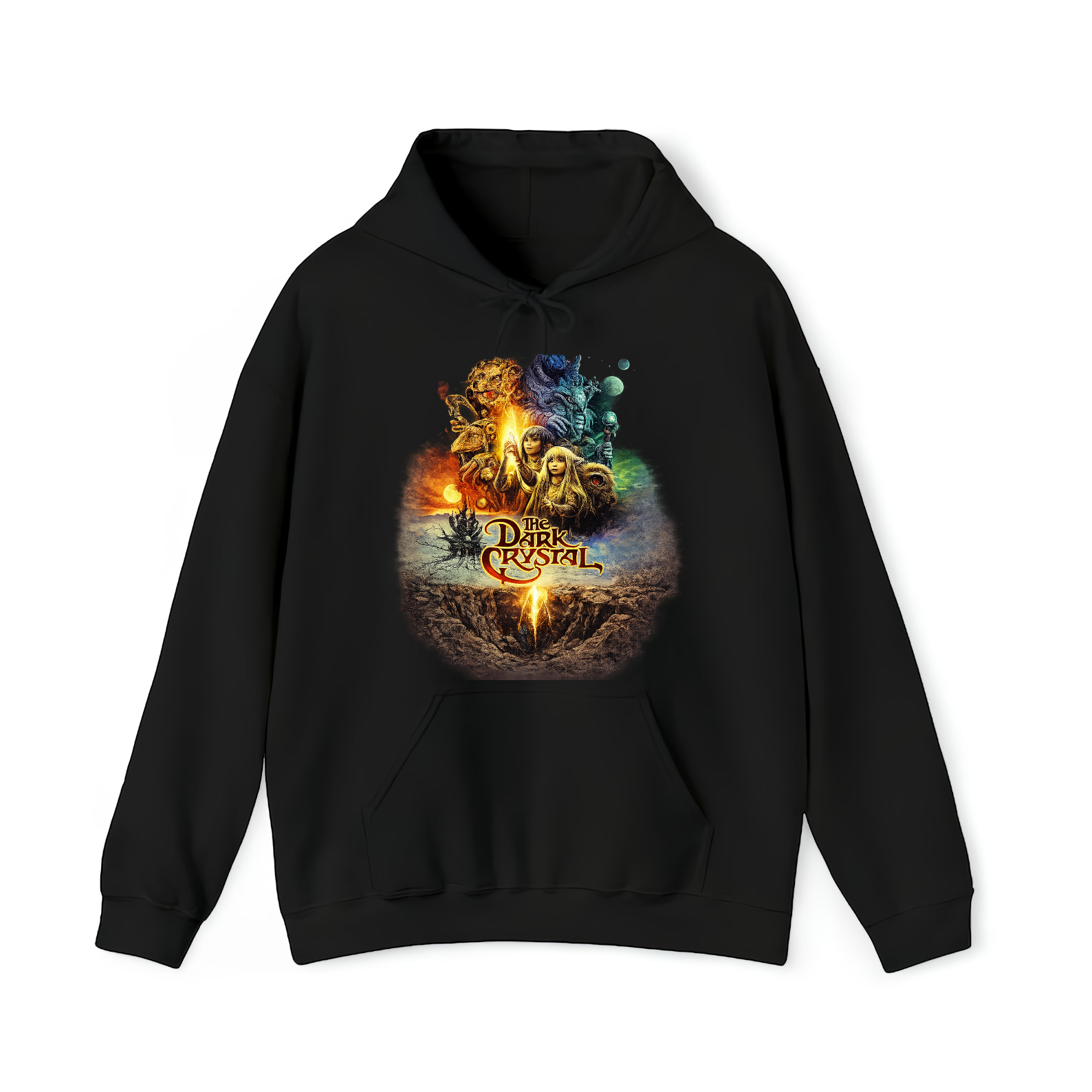 Dark Crystal Shirt Movie Poster Unisex Retro Vintage 80s Muppets Fantasy Henson - HQ