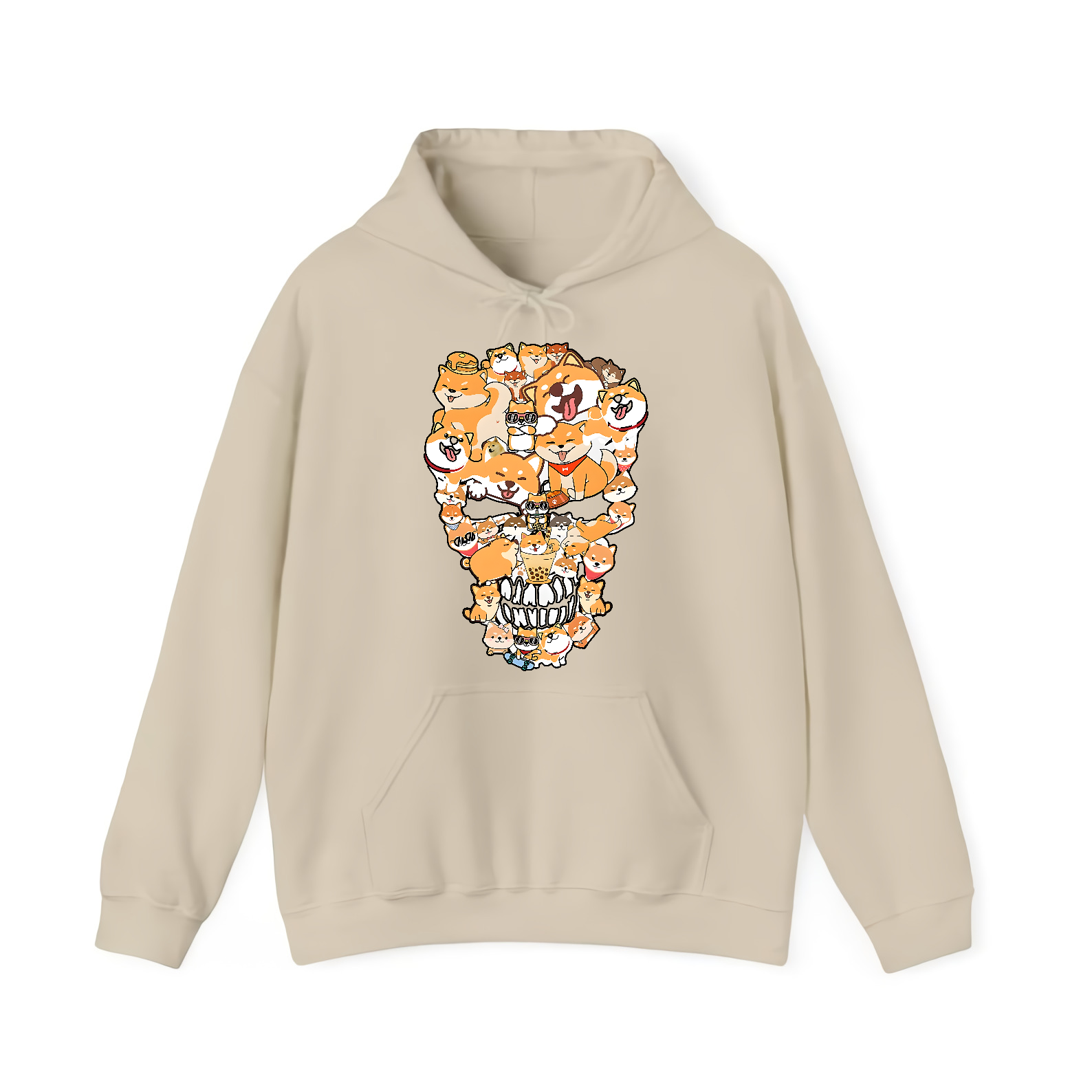 Shiba Inu Skull - Skeleton Halloween Costume Skull Shiba Unisex T-shirt-TH82092
